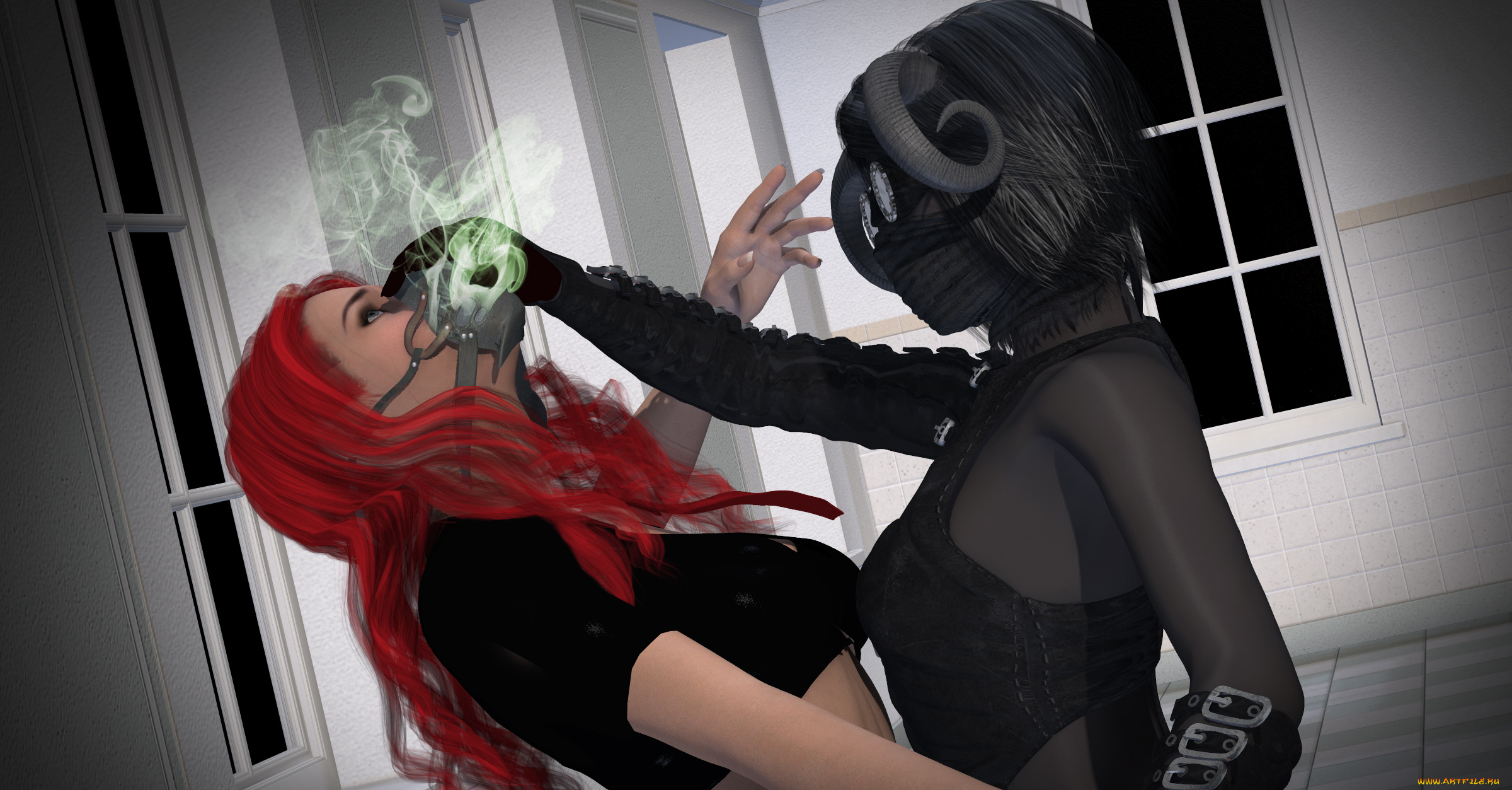 amazon, arrow, 3д, графика, фантазия, , fantasy, фон, взгляд, девушка, существо