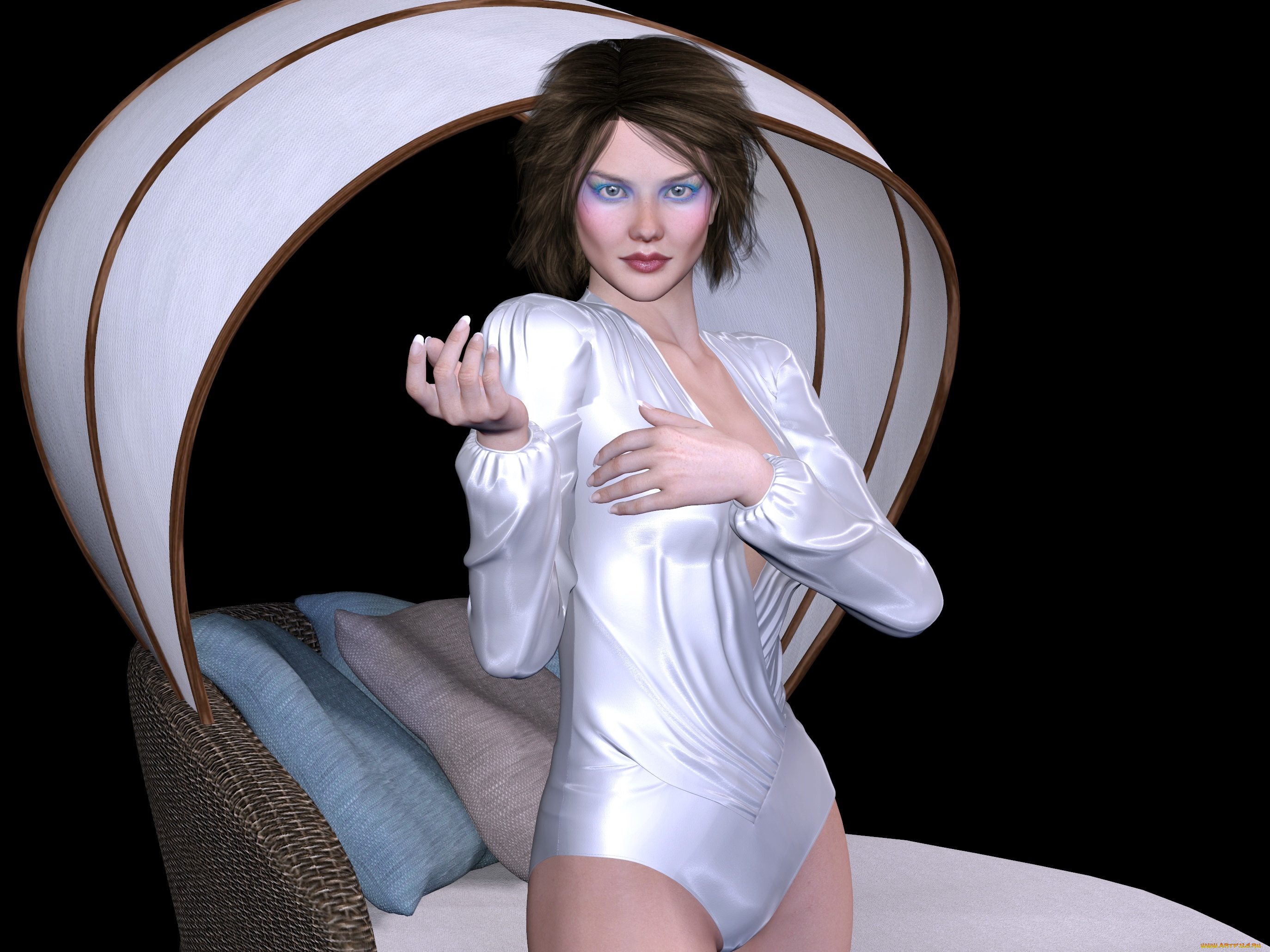 3д, графика, люди, , people, девушка, фон, взгляд