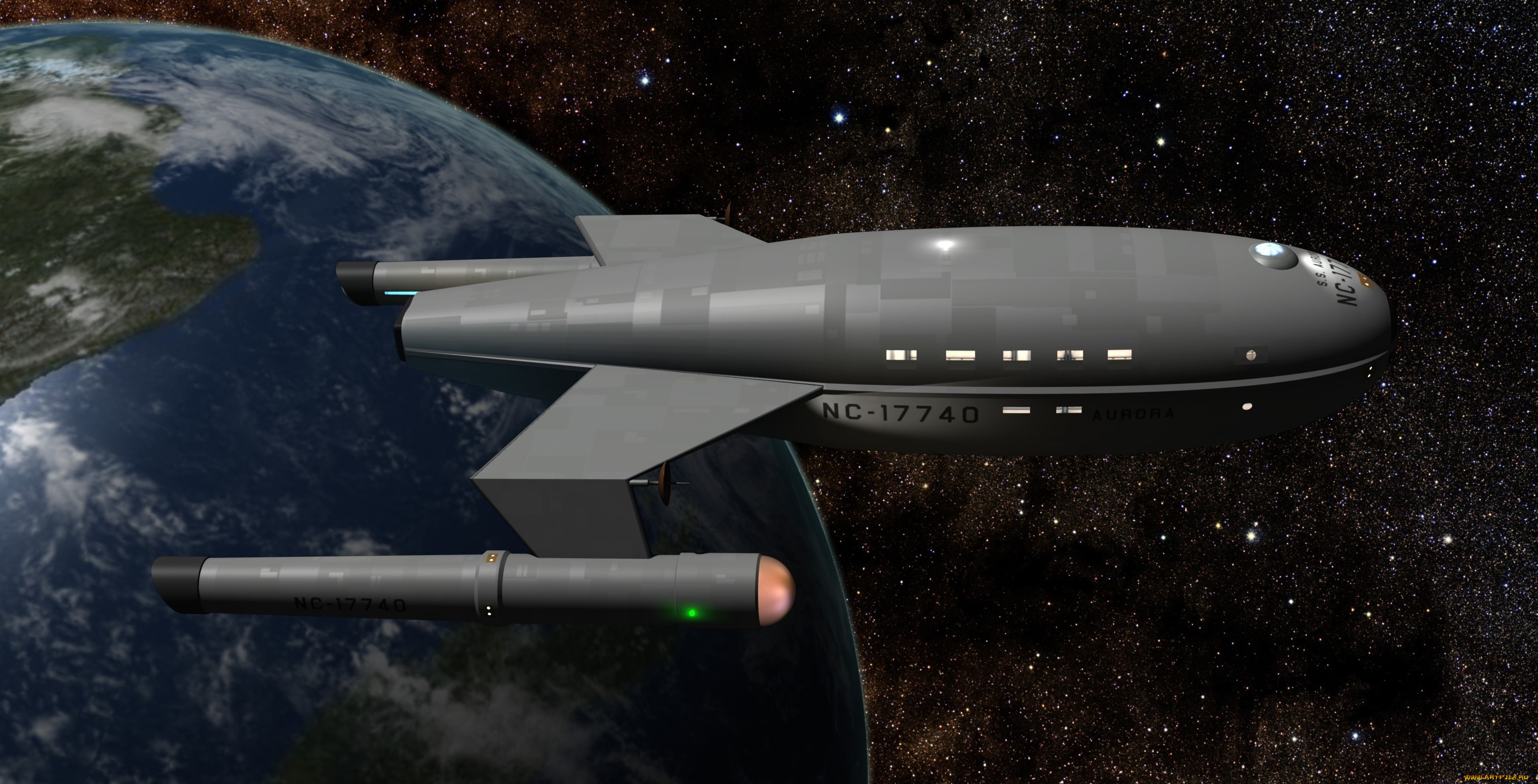 космос, арт, вселенная, полет, космический, корабль