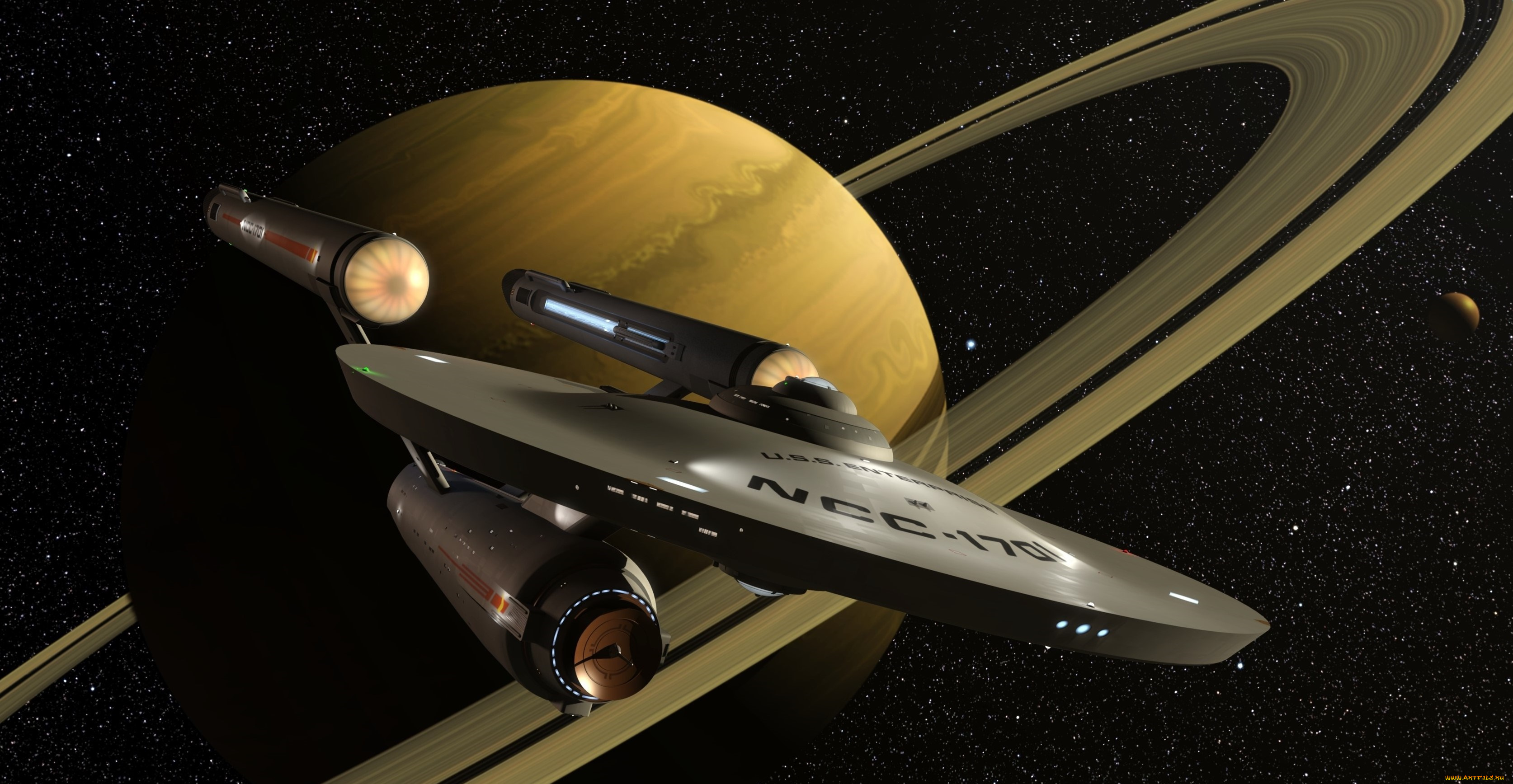 космос, арт, полет, космический, корабль, вселенная, планета