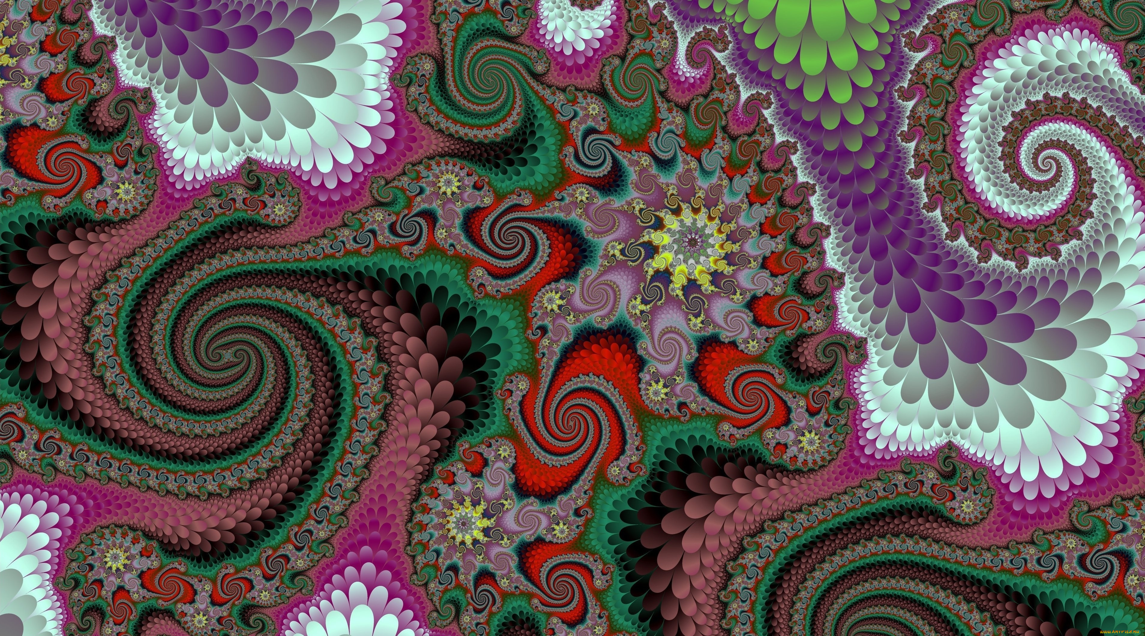 3д, графика, фракталы, , fractal, цвета, фон, узор
