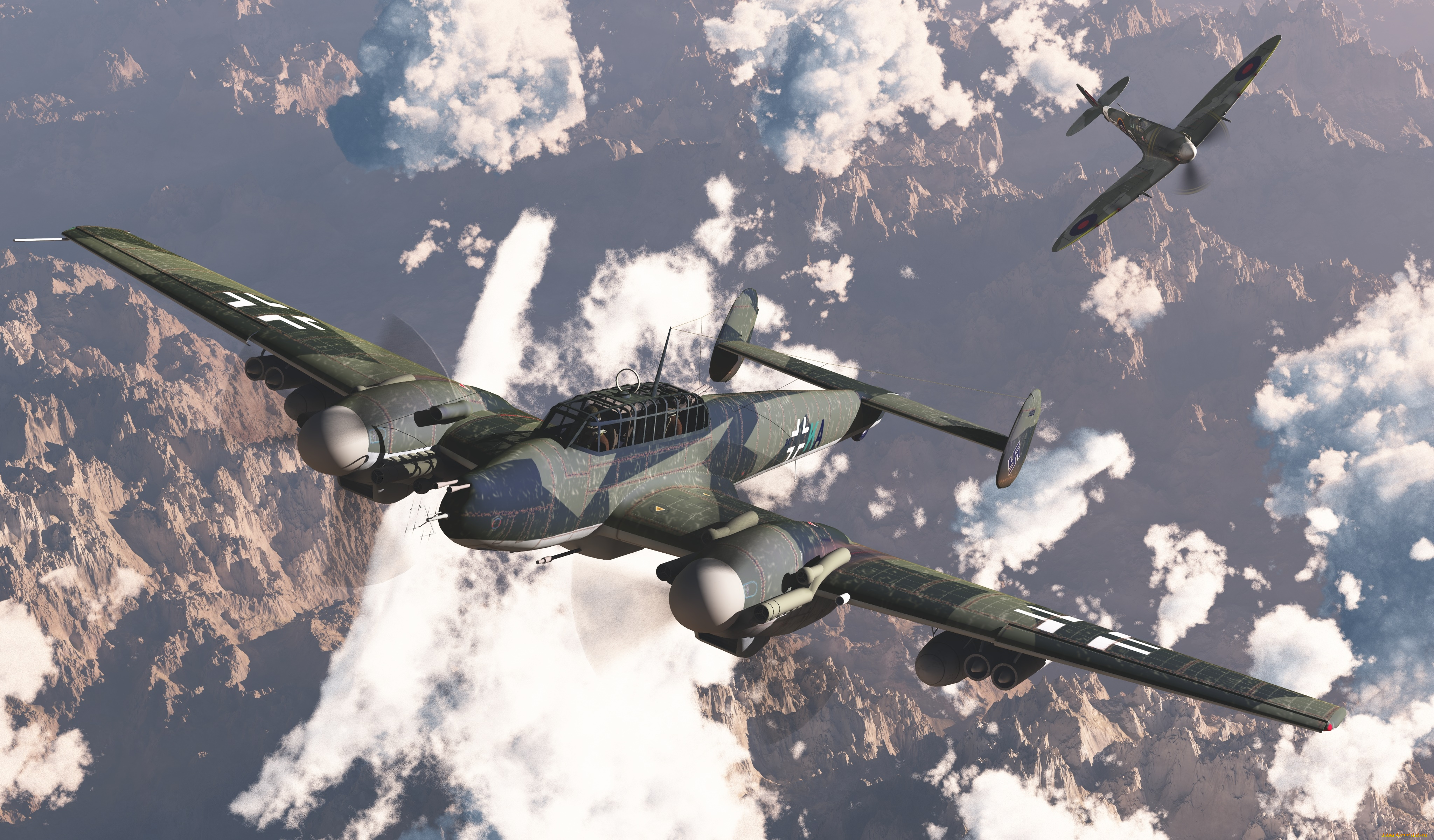 3д, графика, армия, , military, самолет, полет