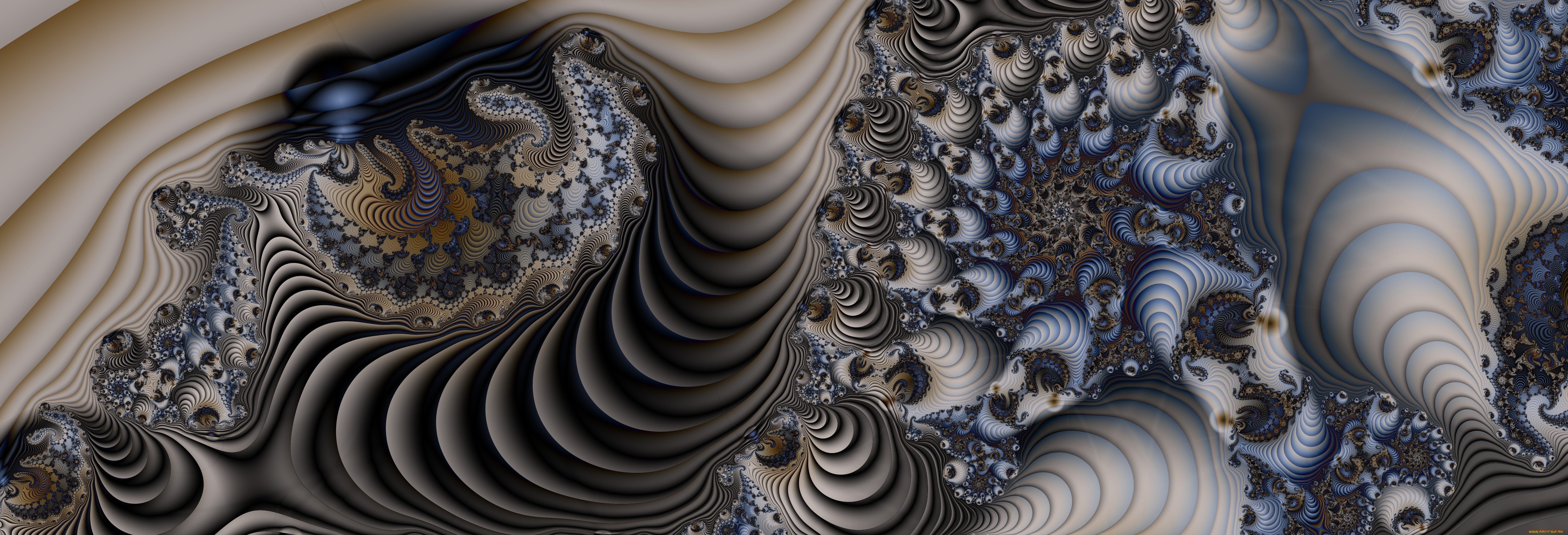 3д, графика, фракталы, , fractal, узор, цвета, фон