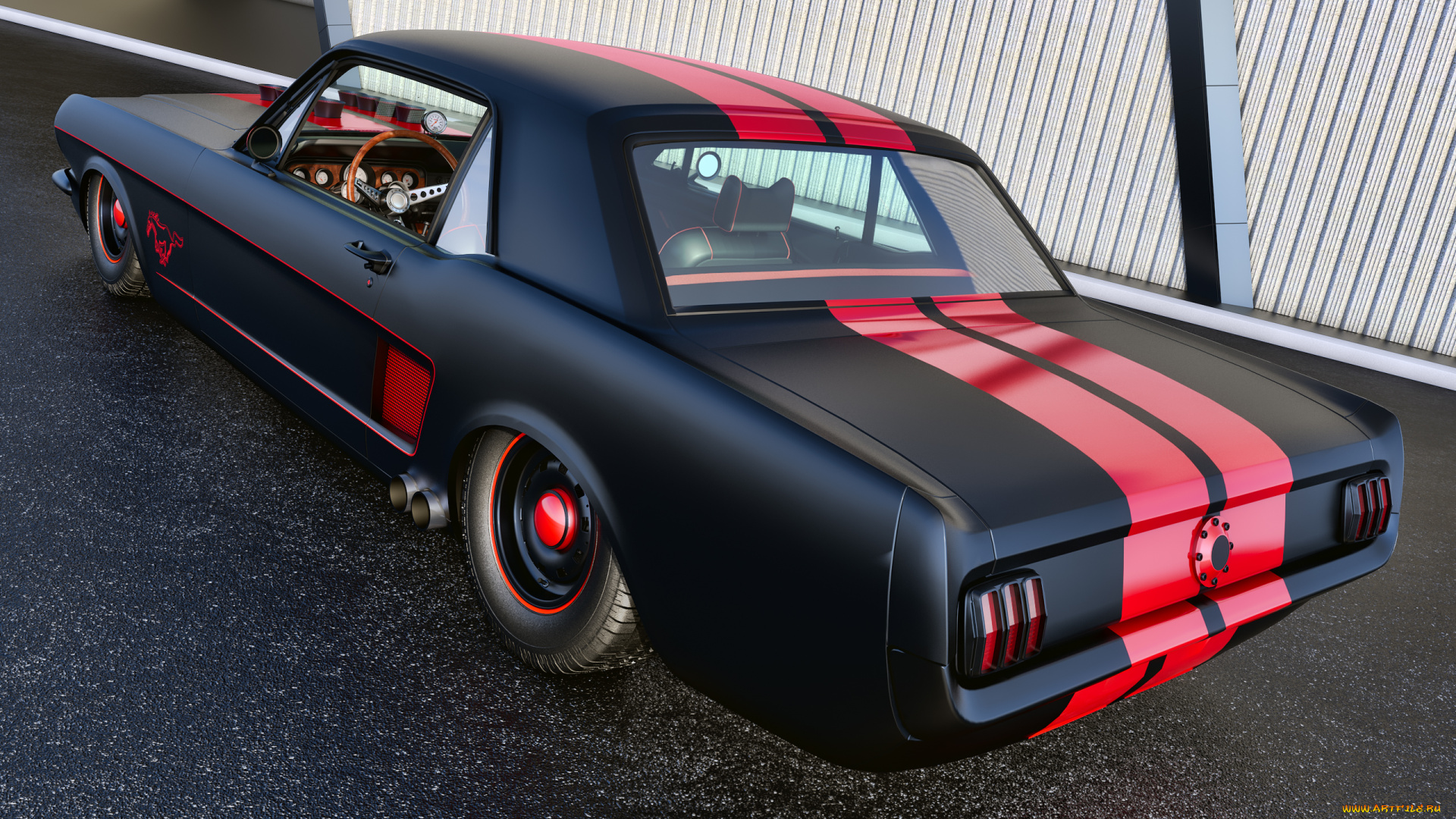 автомобили, 3д, фон, автомобиль