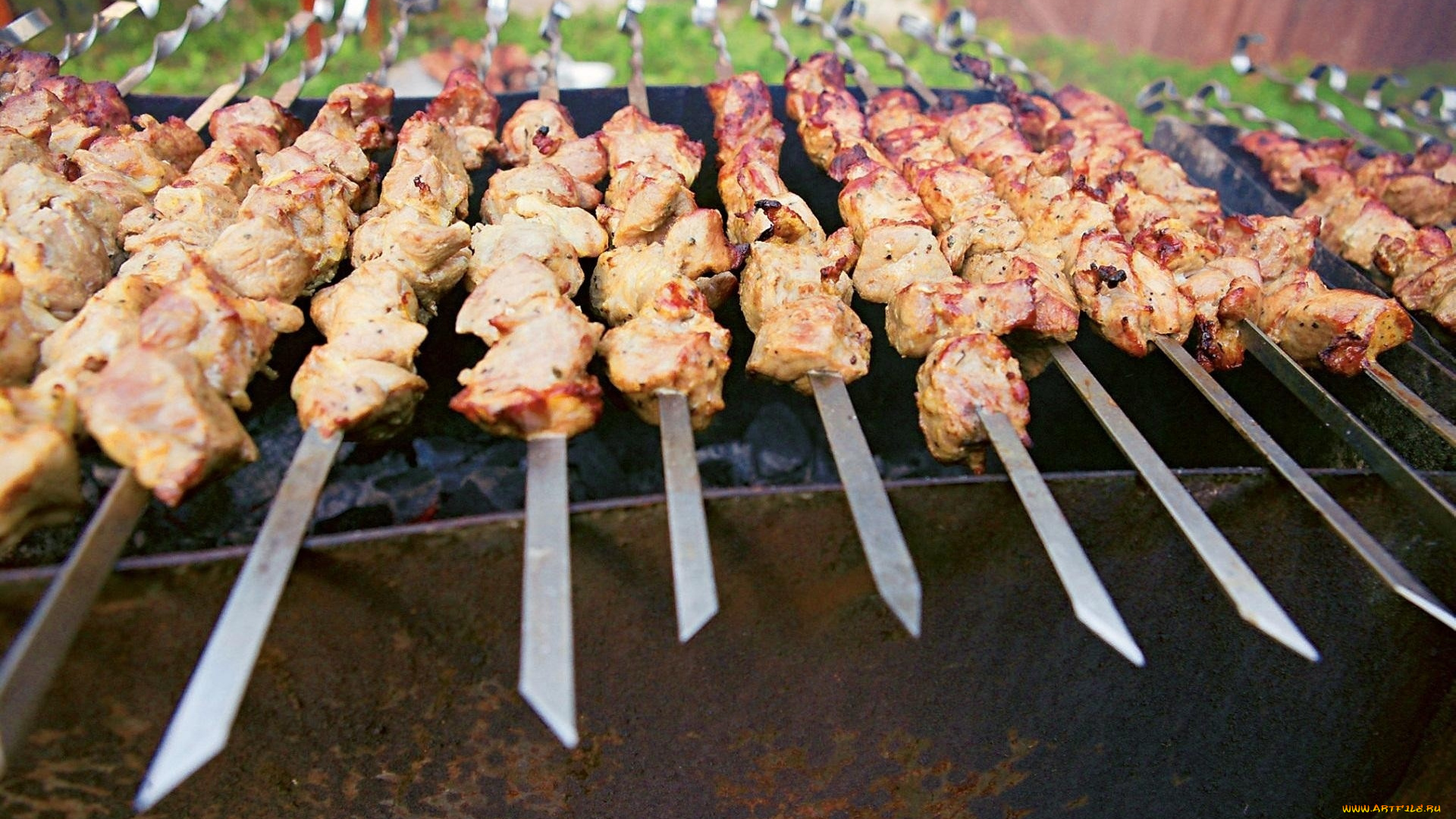 еда, шашлык, , барбекю, мясо, шампуры