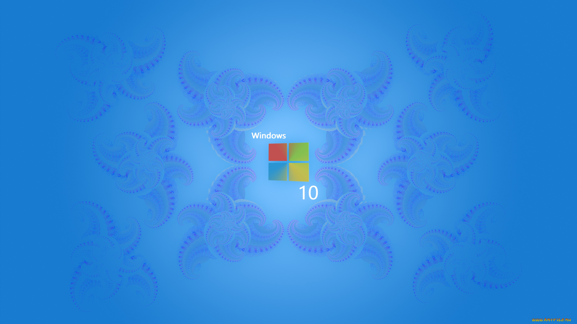 компьютеры, windows, , 10, логотип, фон