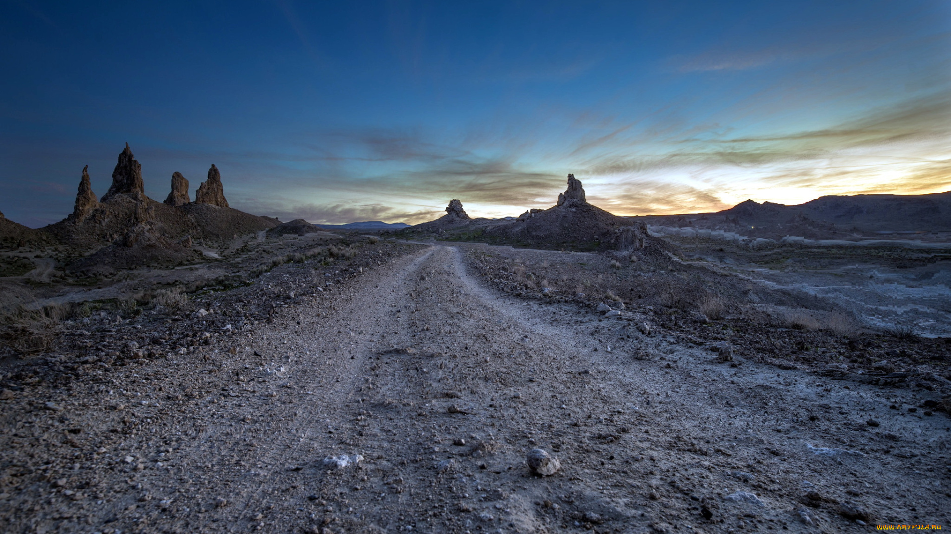 природа, дороги, mojave, desert, trona, pinnacles, пейзаж