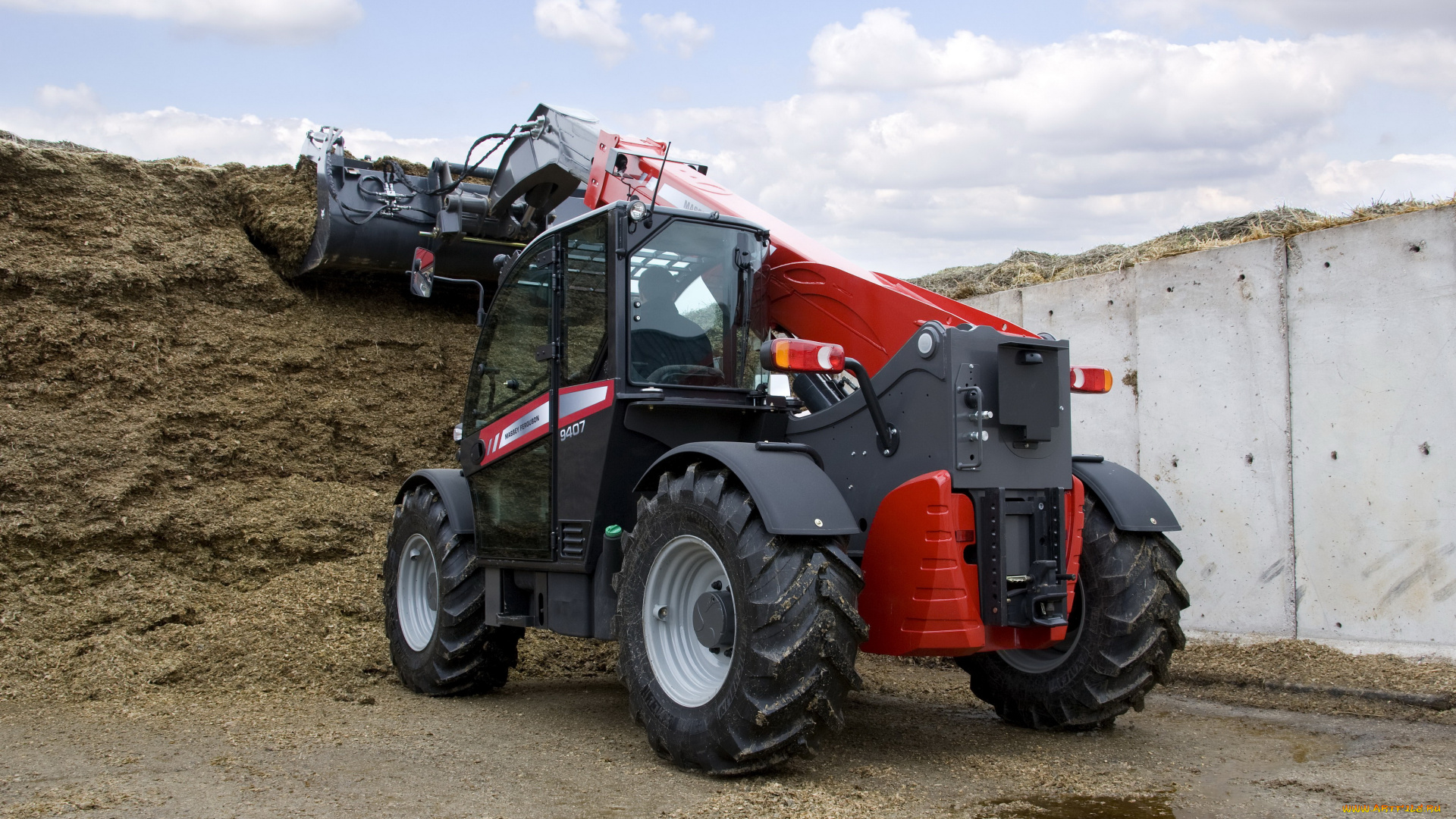 техника, фронтальные, погрузчики, massey