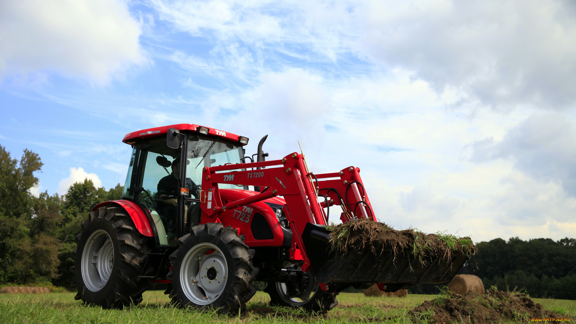 техника, фронтальные, погрузчики, tym