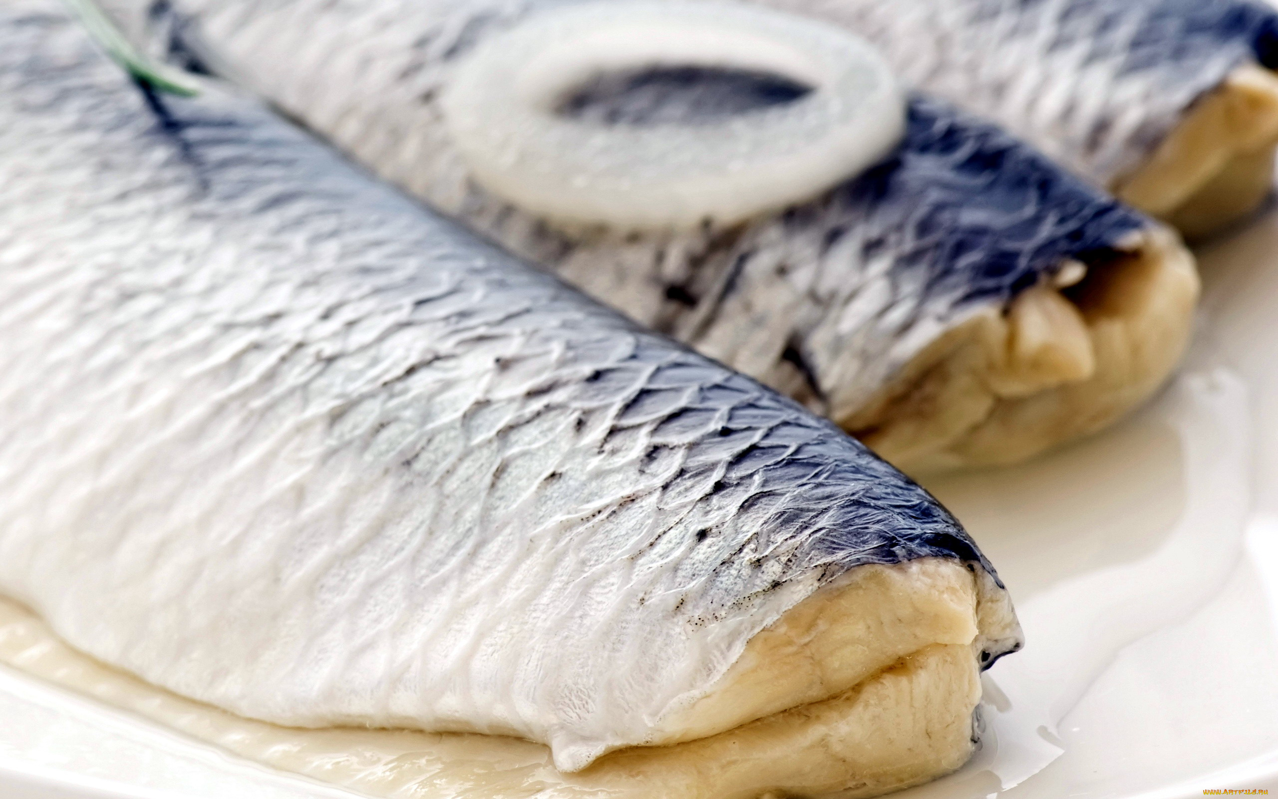 еда, рыбные, блюда, , с, морепродуктами, сельдь