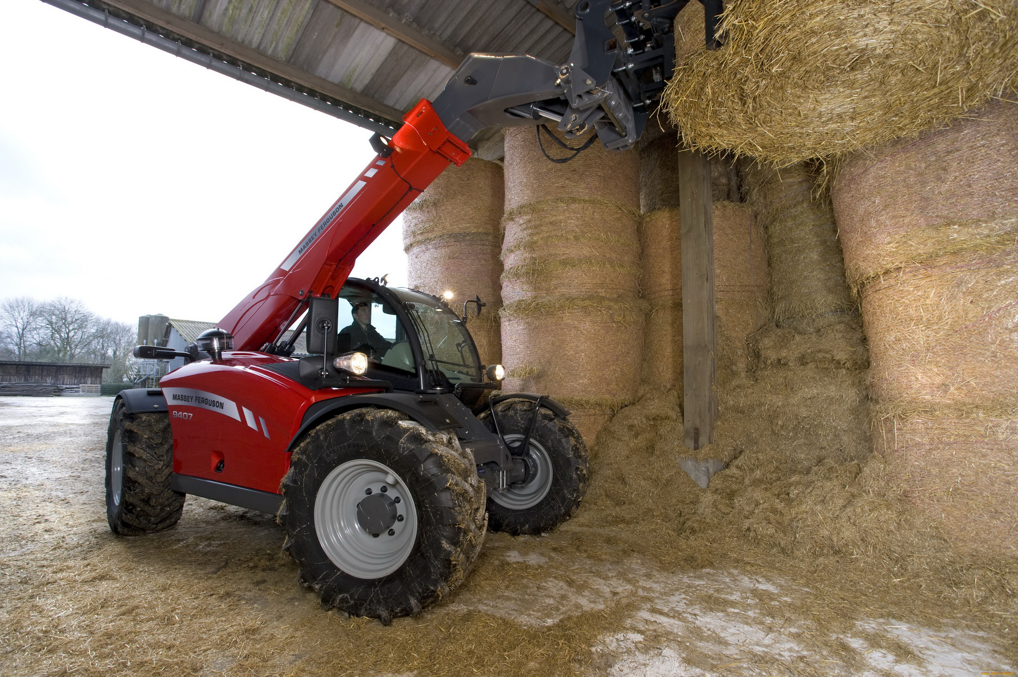 техника, фронтальные, погрузчики, massey