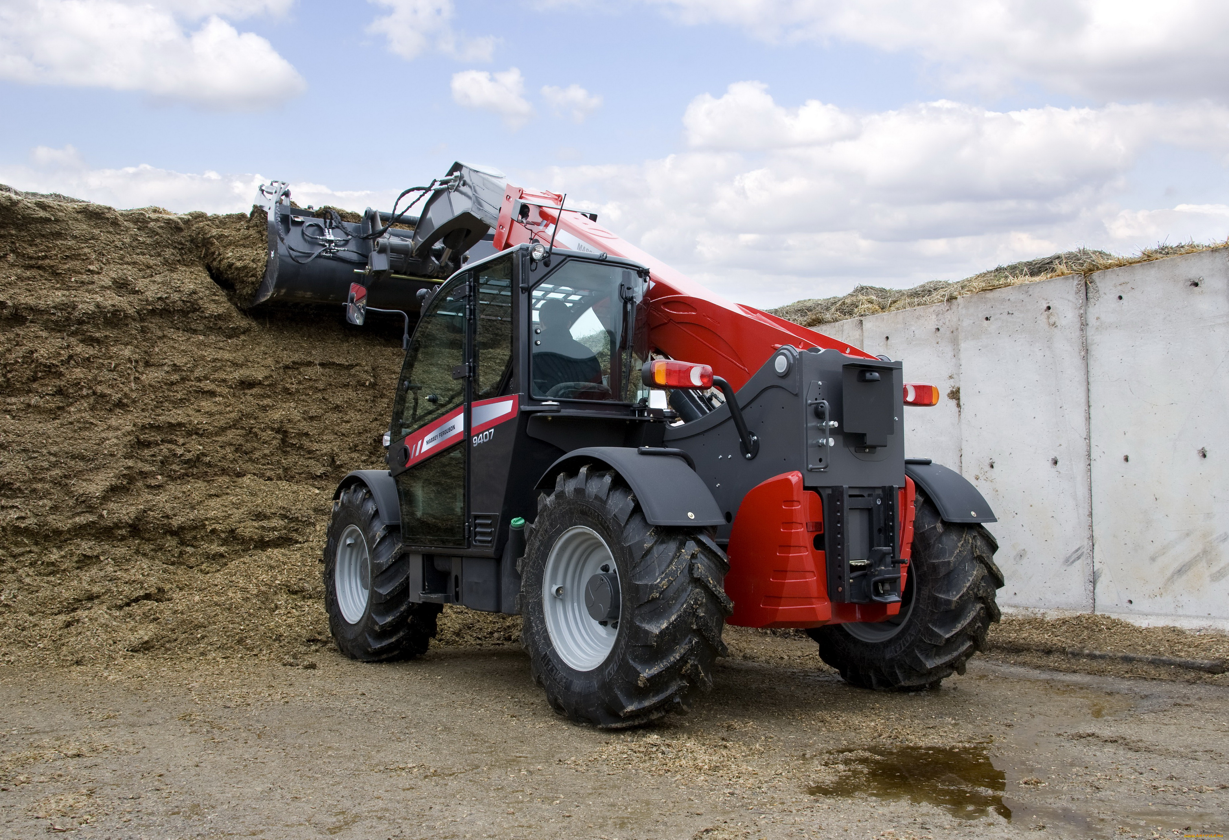 техника, фронтальные, погрузчики, massey