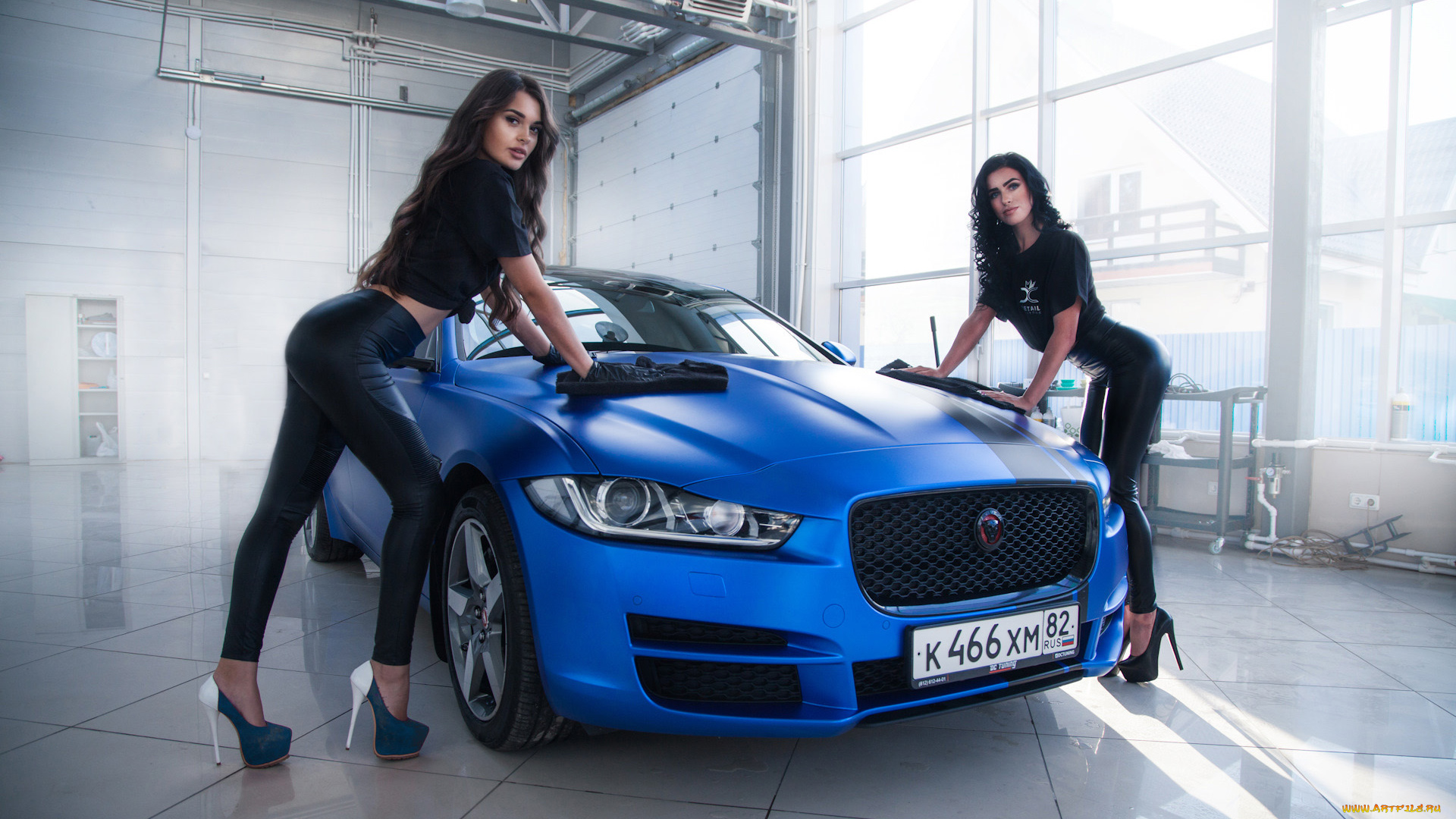 автомобили, -авто, с, девушками, гараж