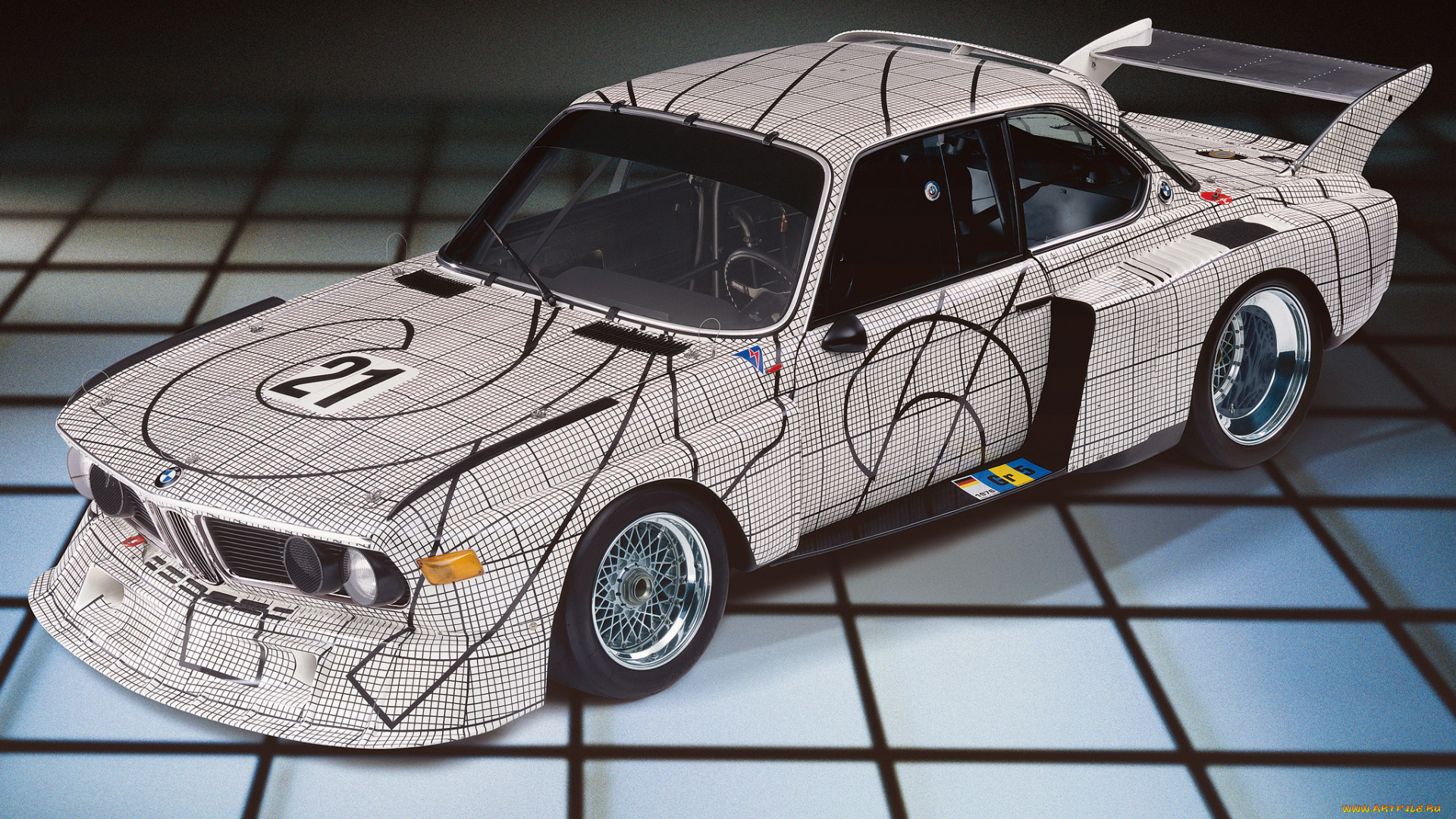 bmw, 3, 0, csl, group-5, art, car, by, frank, stella, 1976, автомобили, виртуальный, тюнинг, 1976, bmw, frank, stella, car, 3-0, csl, art, group-5