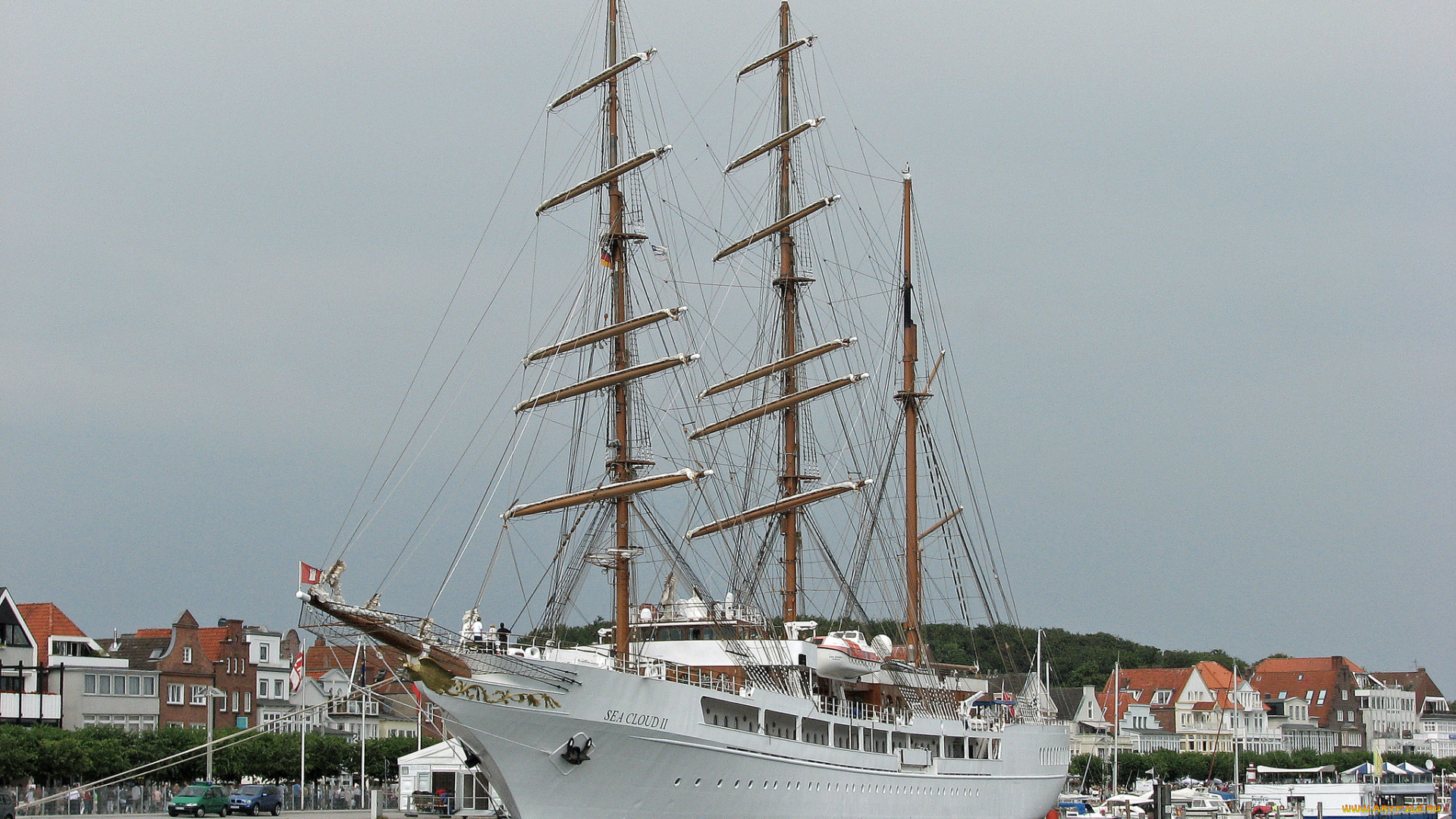 корабли, парусники, паруса, мачты