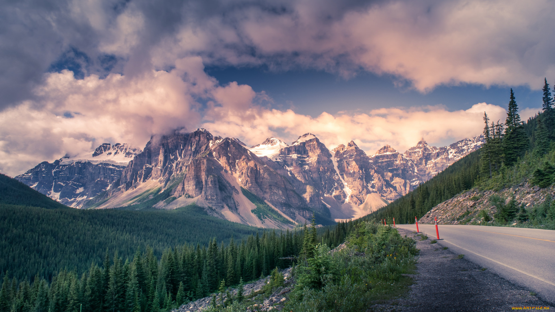 природа, дороги, простор