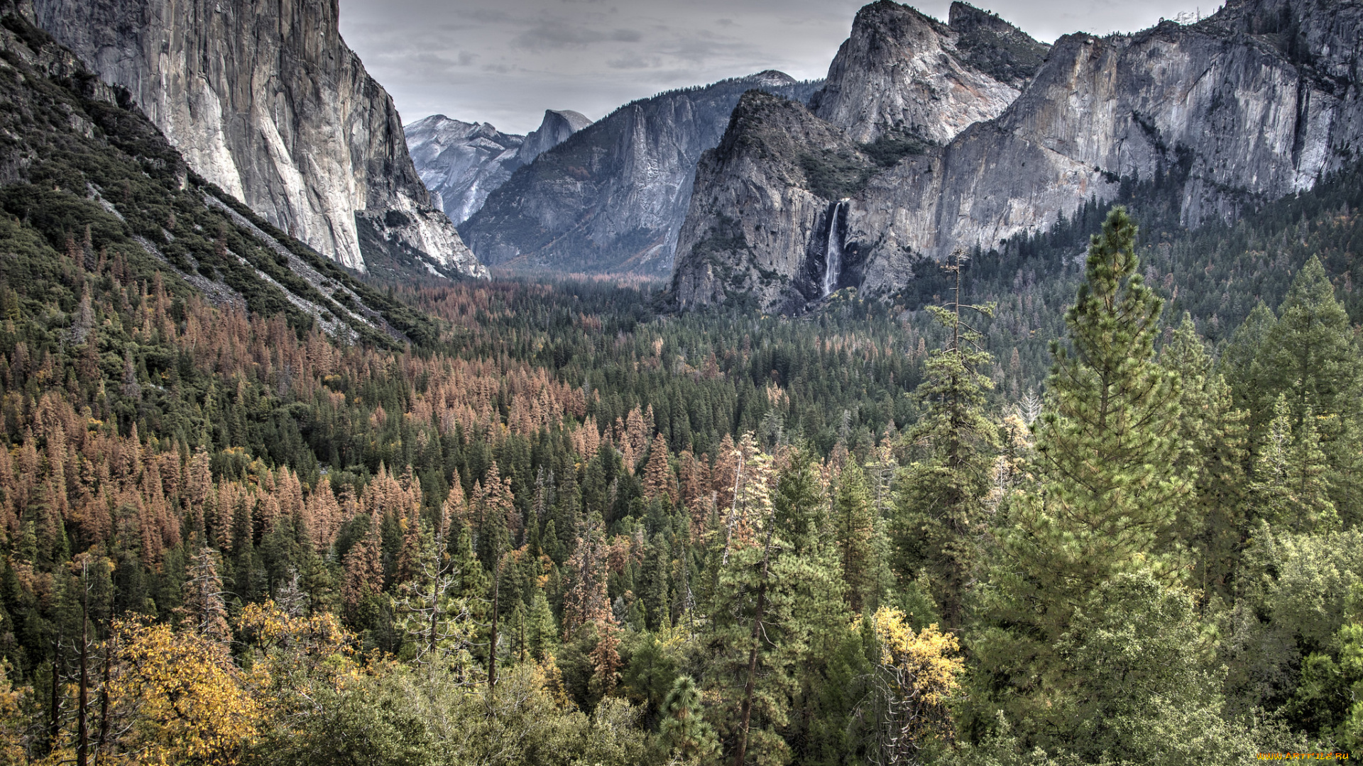 природа, горы, простор