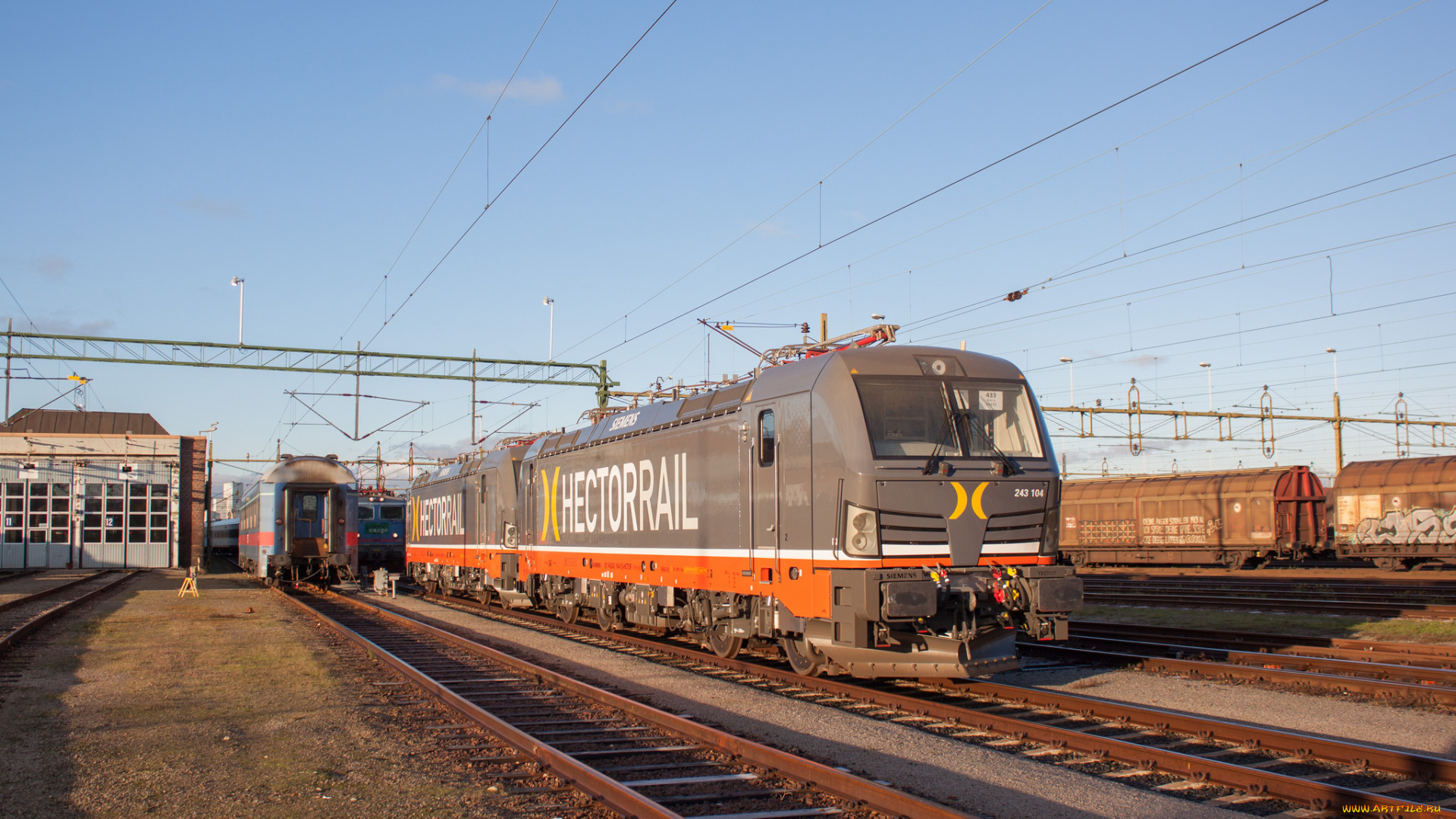 техника, электровозы, состав, локомотив