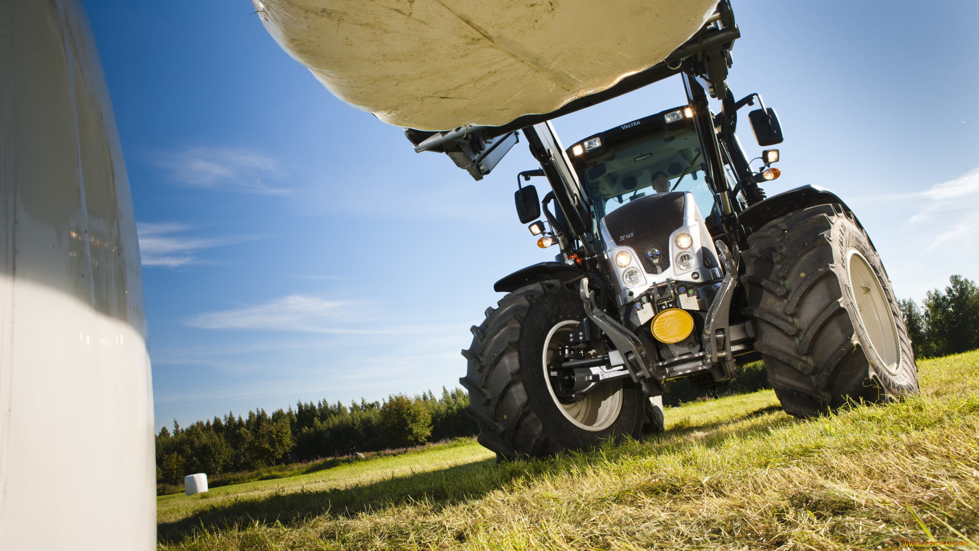 техника, фронтальные, погрузчики, valtra