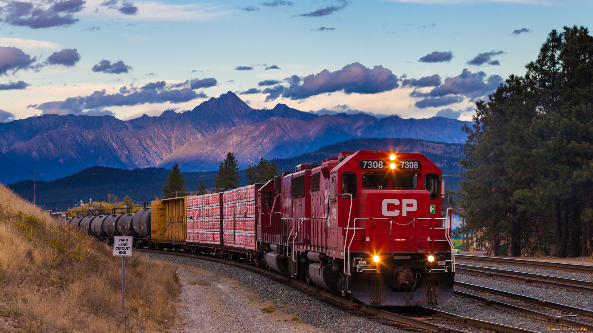 техника, поезда, локомотив, состав