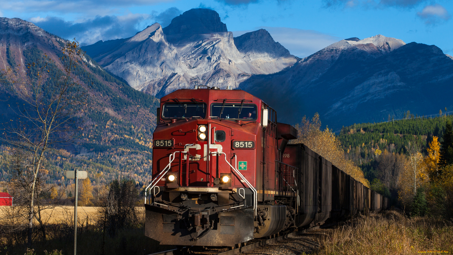 техника, поезда, состав, локомотив