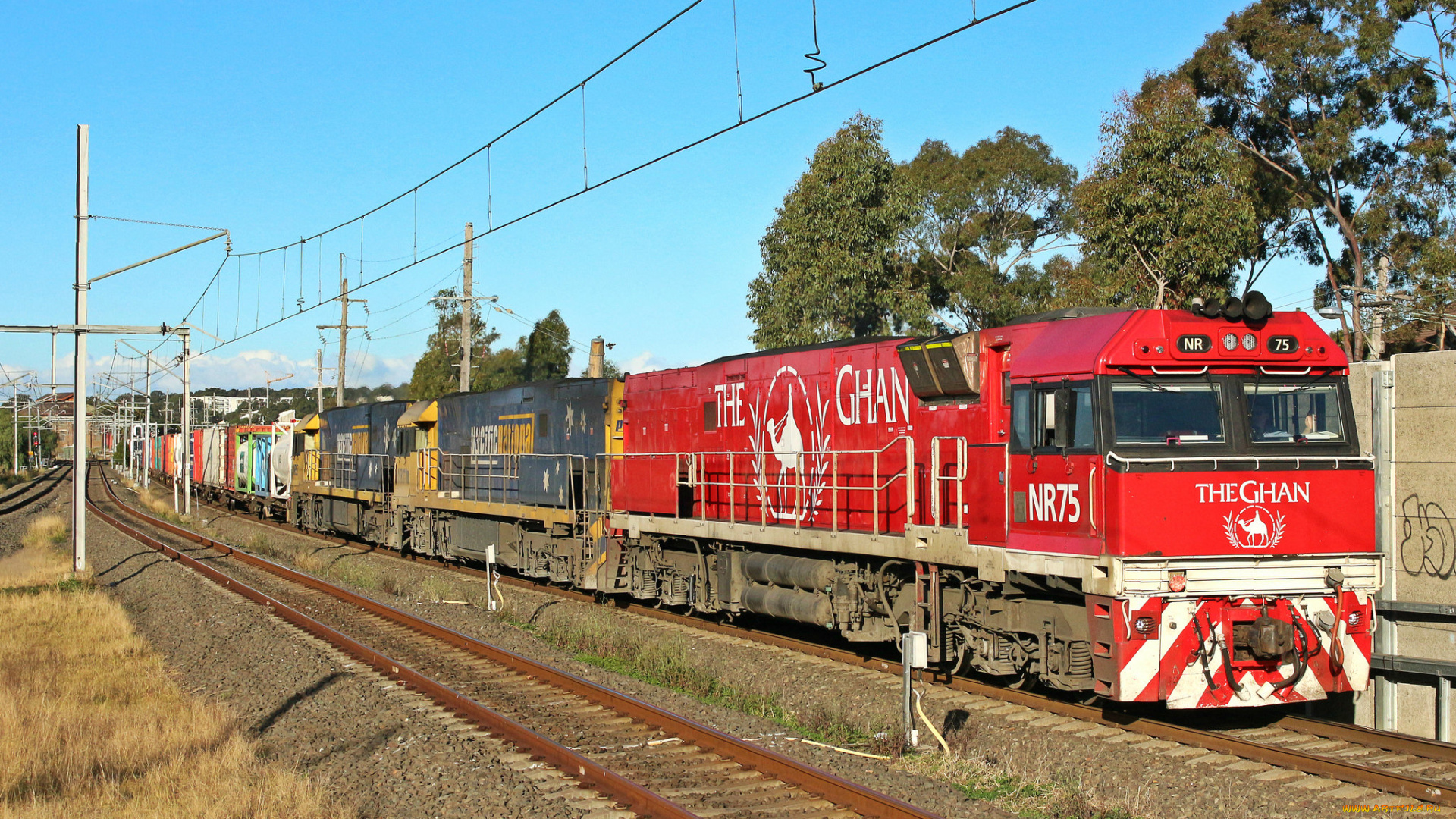 техника, поезда, состав, локомотив