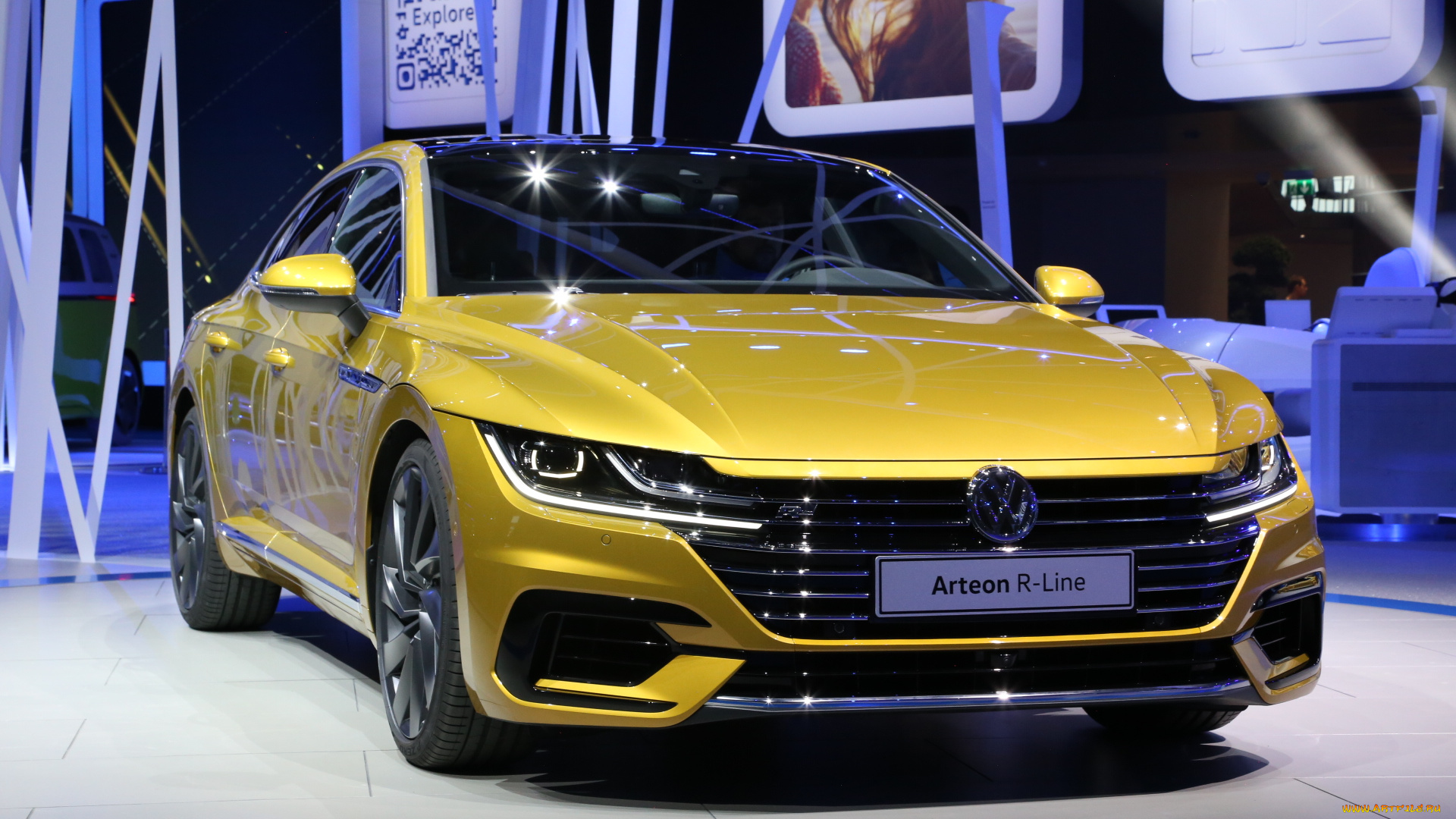 volkswagen, arteon, r-line, 2019, автомобили, выставки, и, уличные, фото, volkswagen, arteon, r-line, 2019