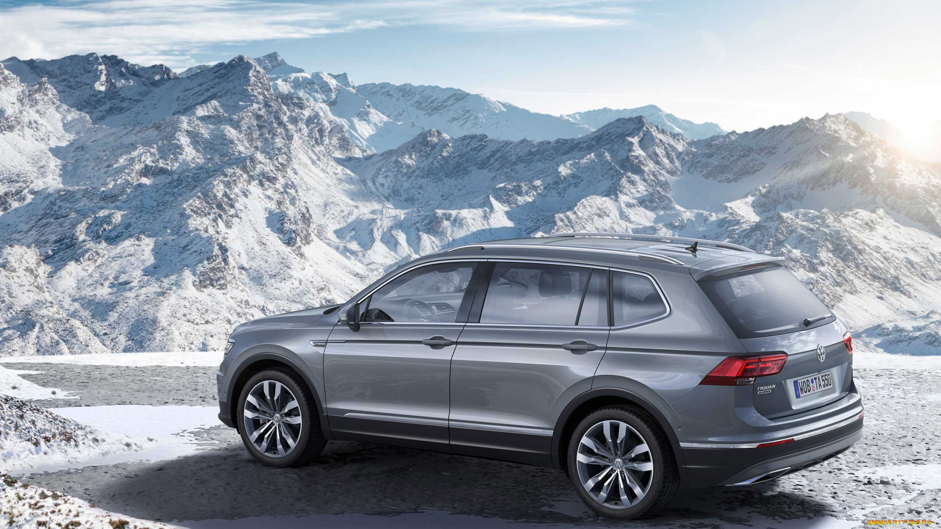 volkswagen, tiguan, allspace, 2017, автомобили, volkswagen, allspace, tiguan, 2017