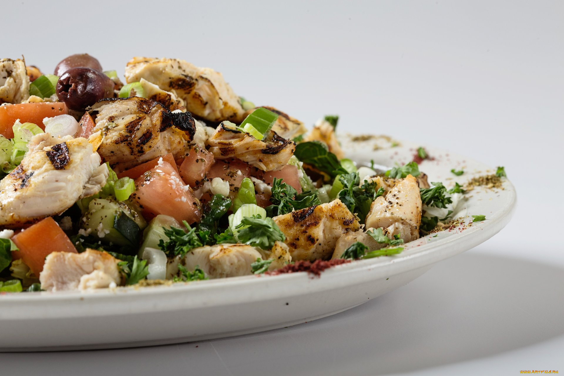 еда, салаты, , закуски, зелень, салат, маслины