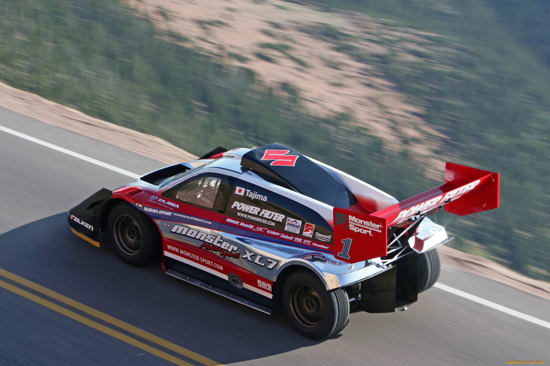 suzuki, sport, xl7, hill, climb, special, 2007, автомобили, suzuki, sport, xl7, hill, climb, special, 2007