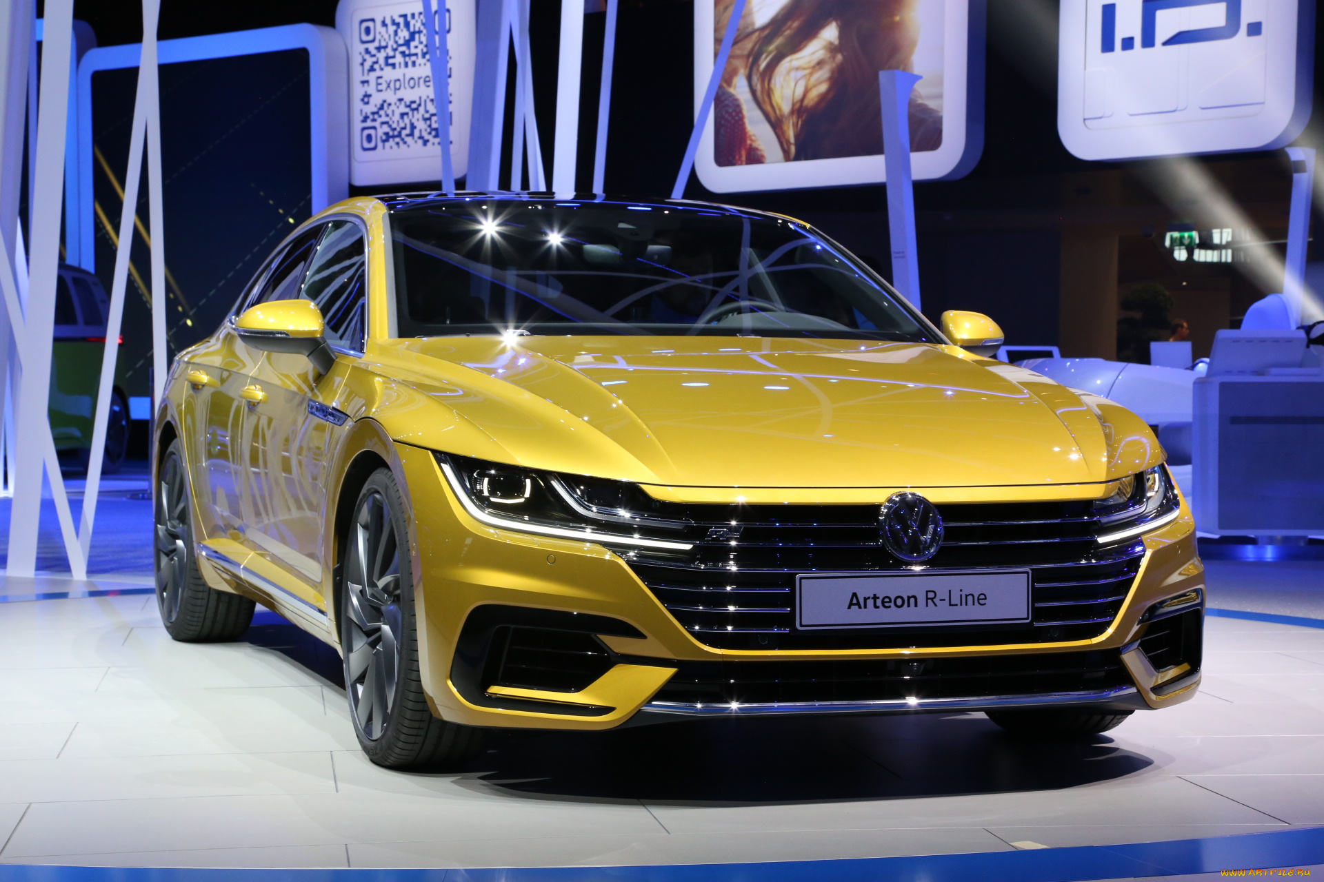 volkswagen, arteon, r-line, 2019, автомобили, выставки, и, уличные, фото, volkswagen, arteon, r-line, 2019