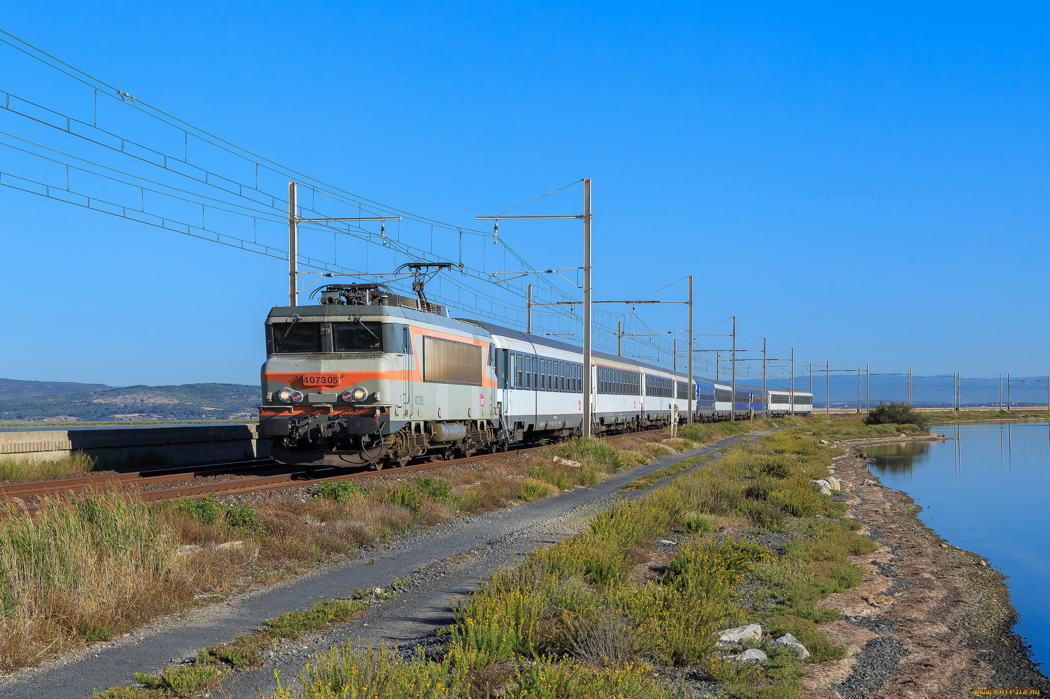 техника, электровозы, локомотив, состав