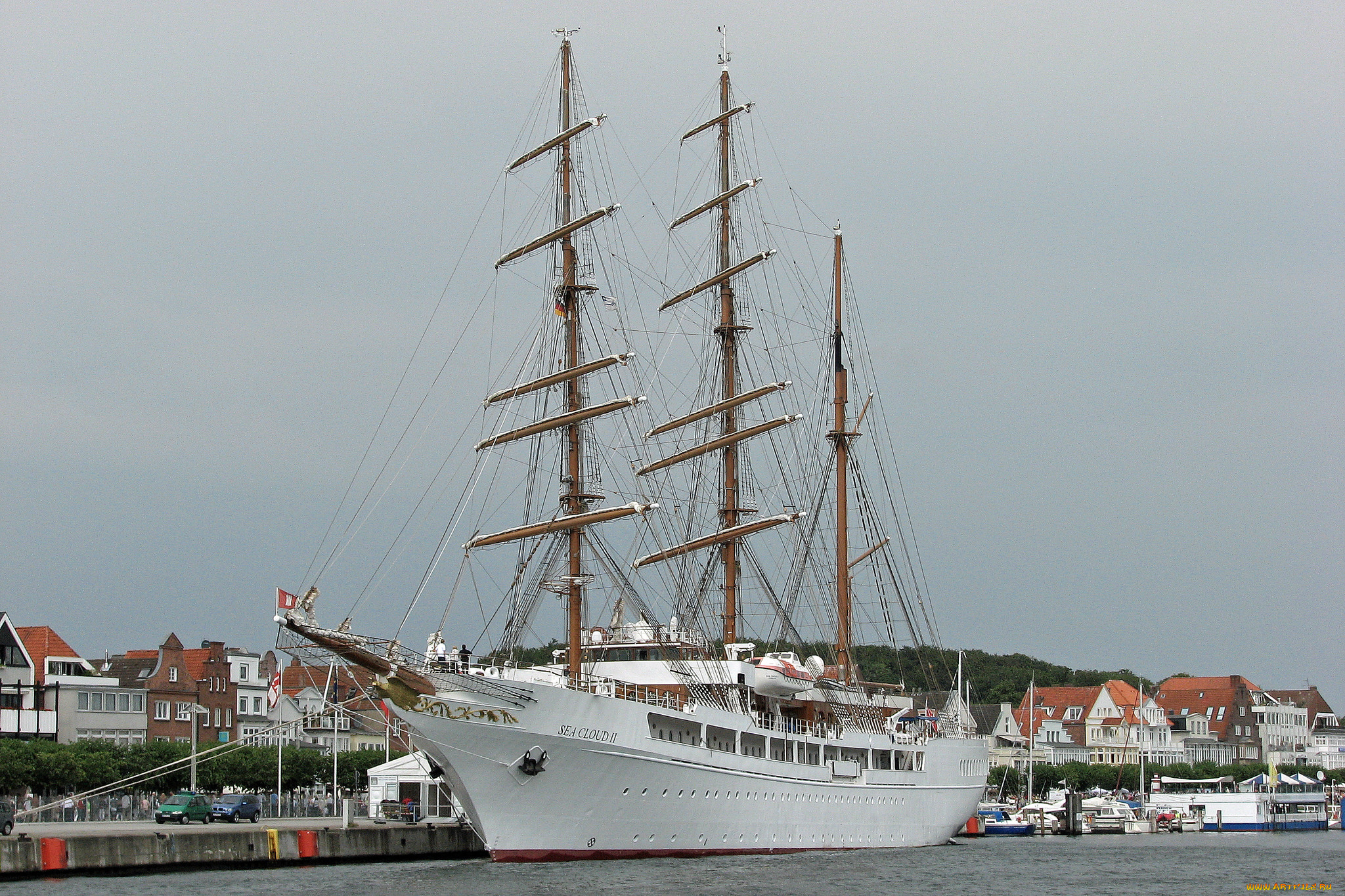 корабли, парусники, паруса, мачты