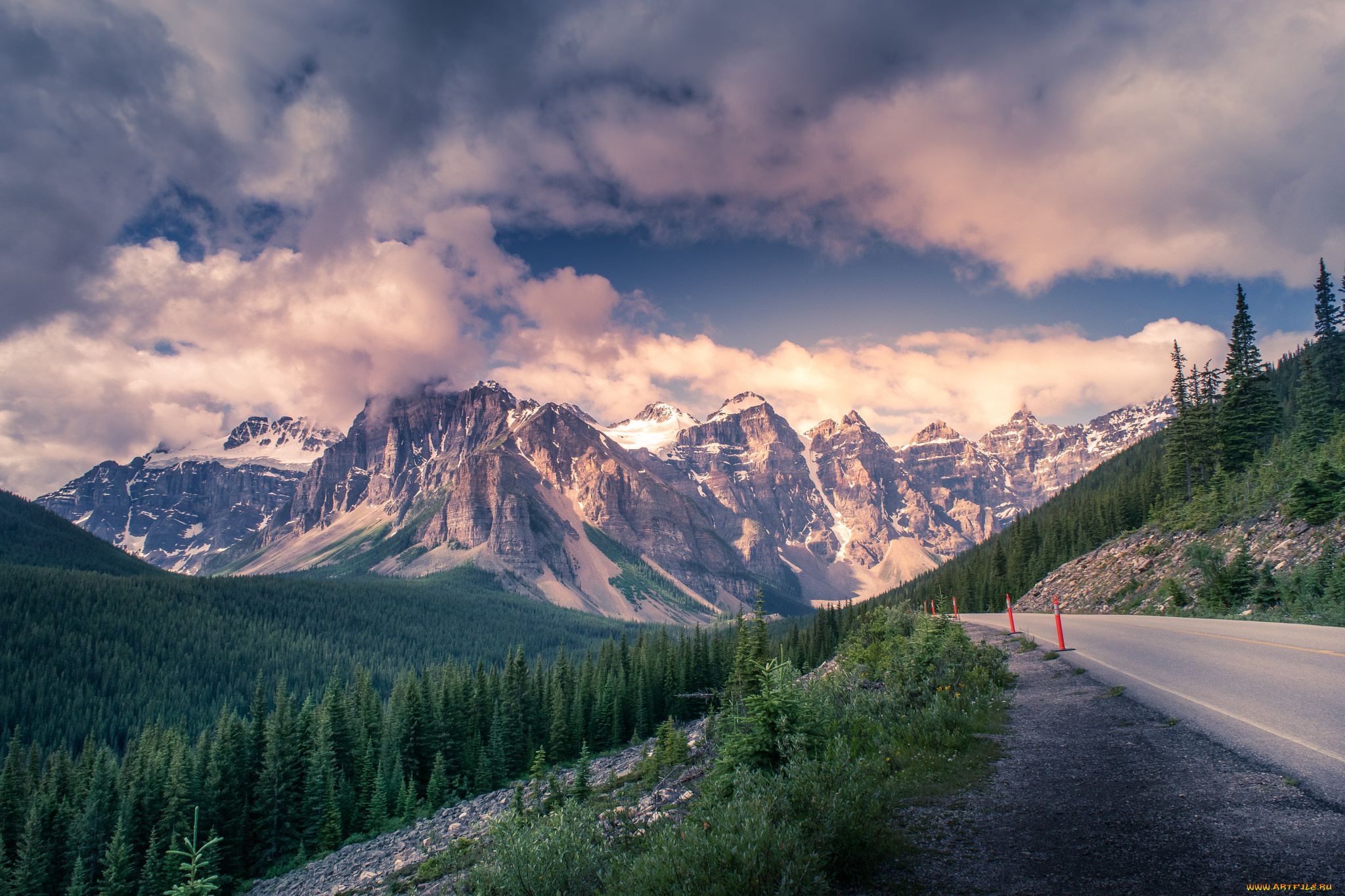 природа, дороги, простор