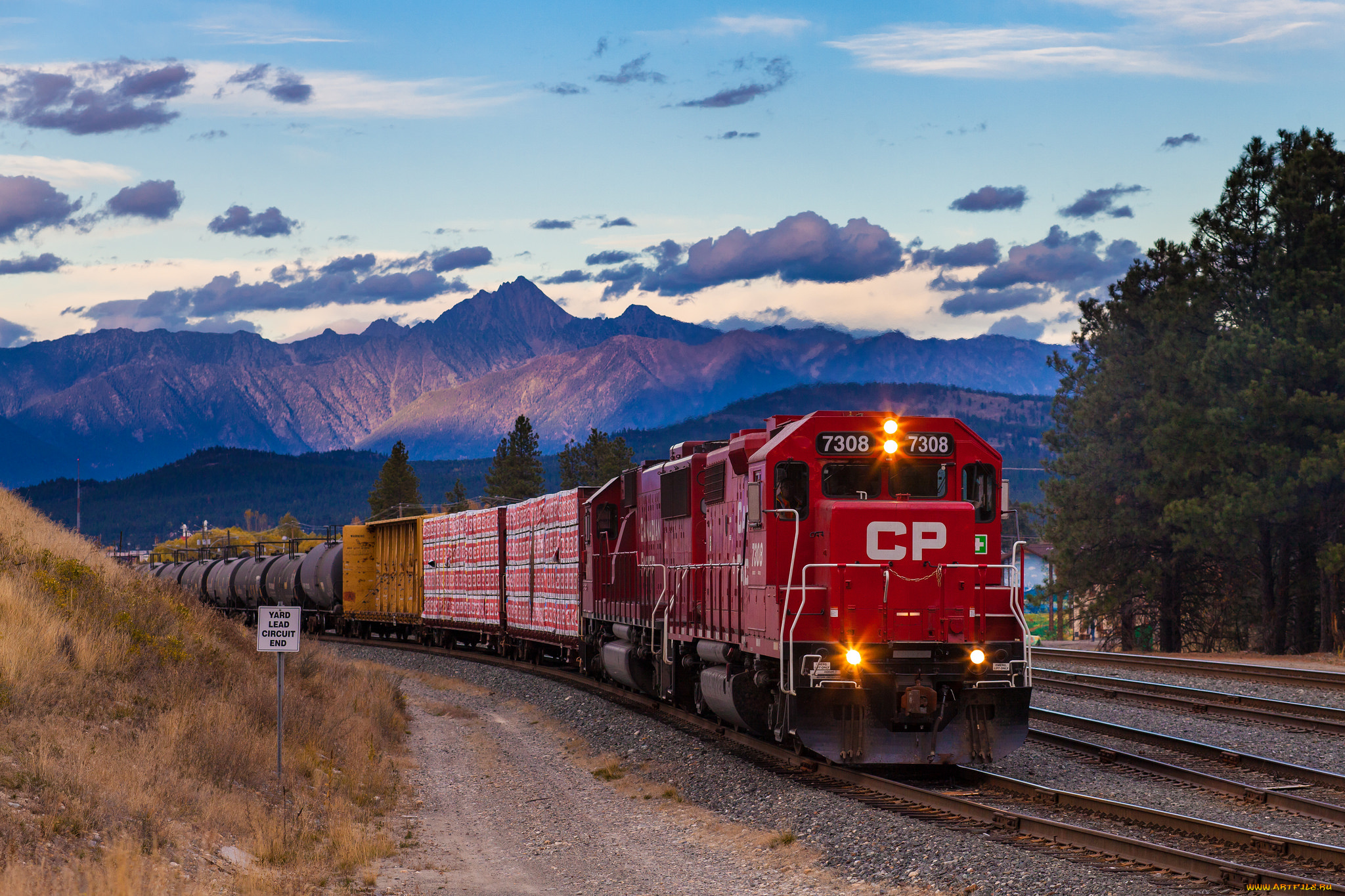 техника, поезда, локомотив, состав