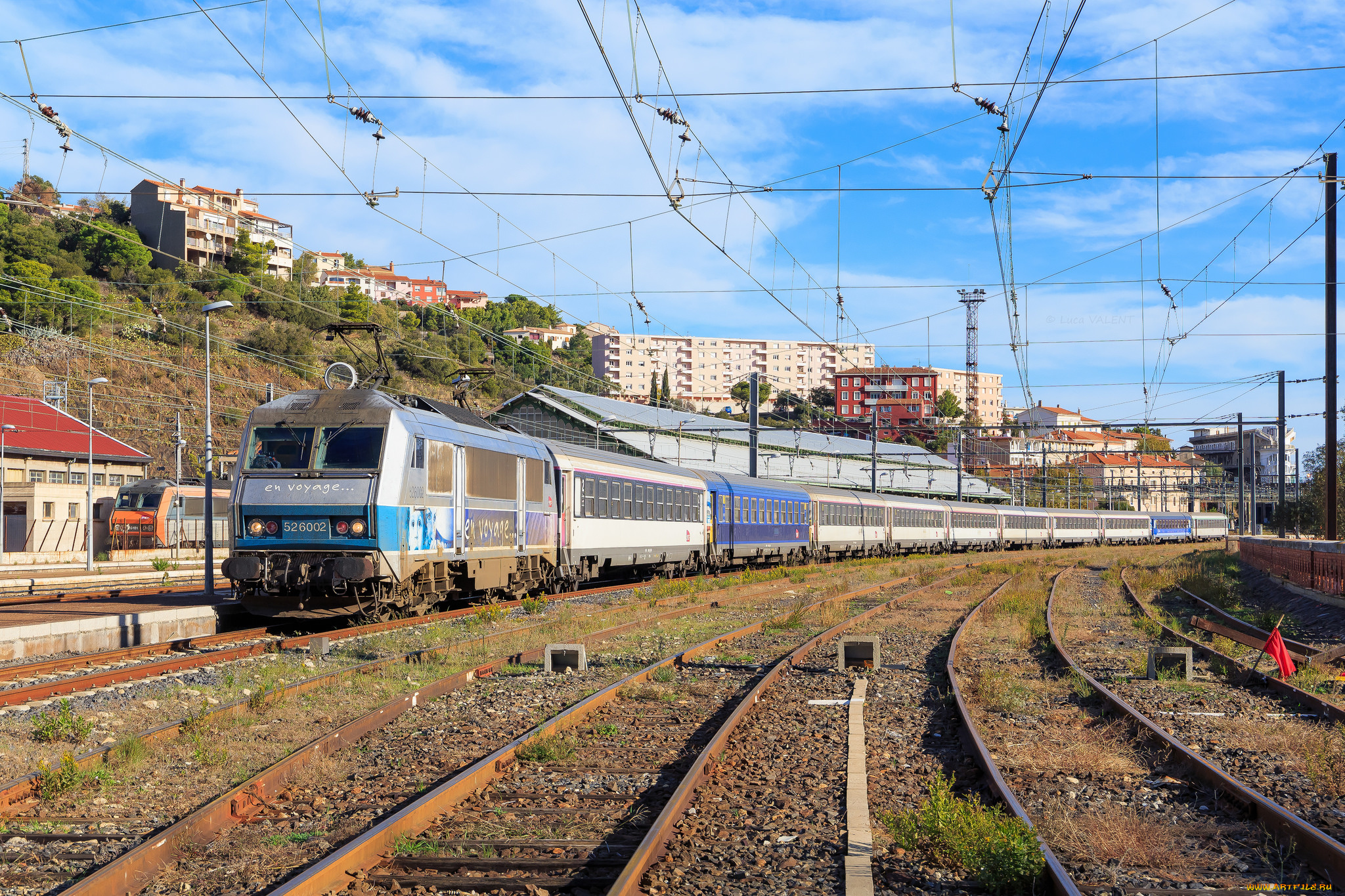 техника, поезда, локомотив, состав