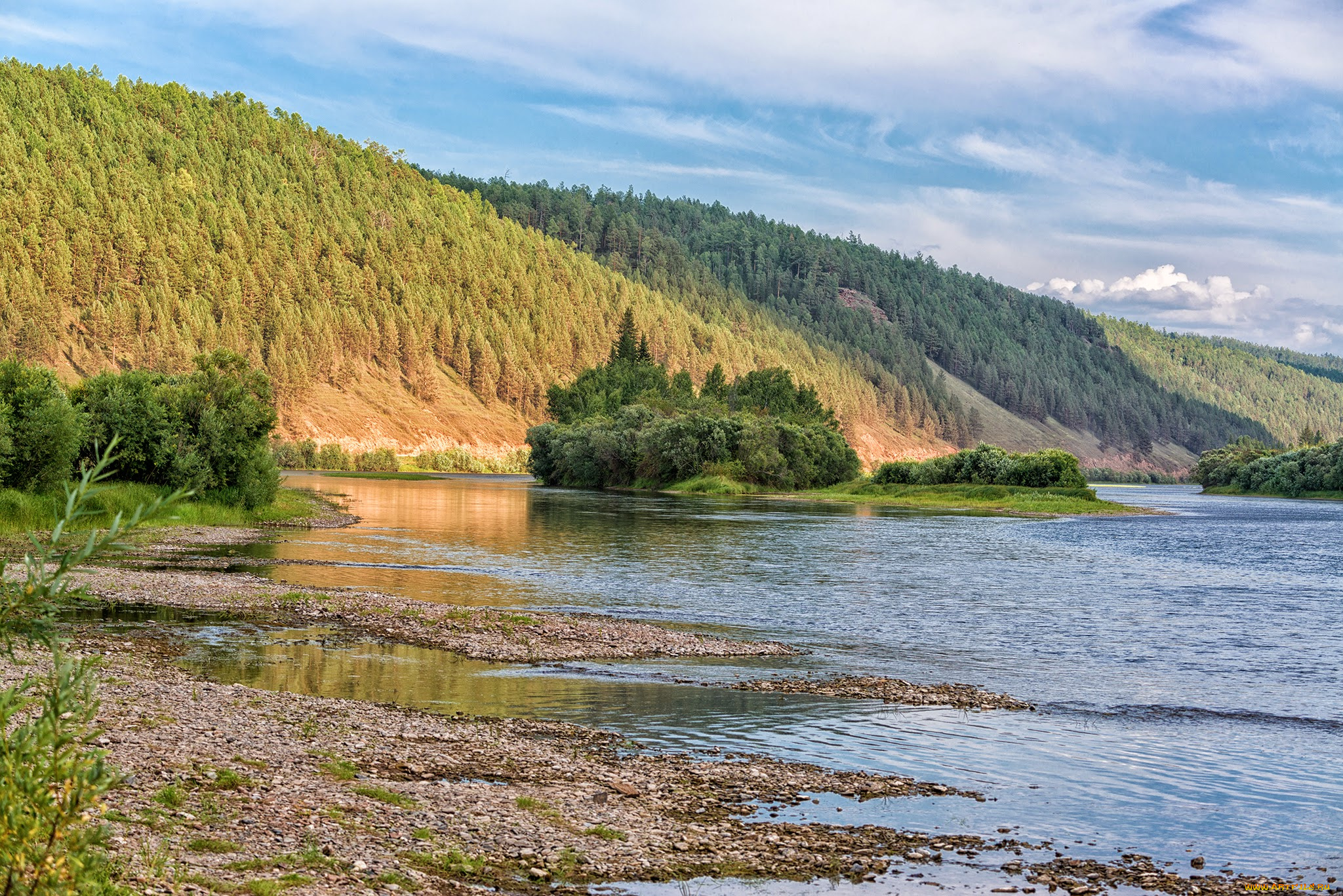 lena, природа, реки, озера, пейзаж, лес, вода, река