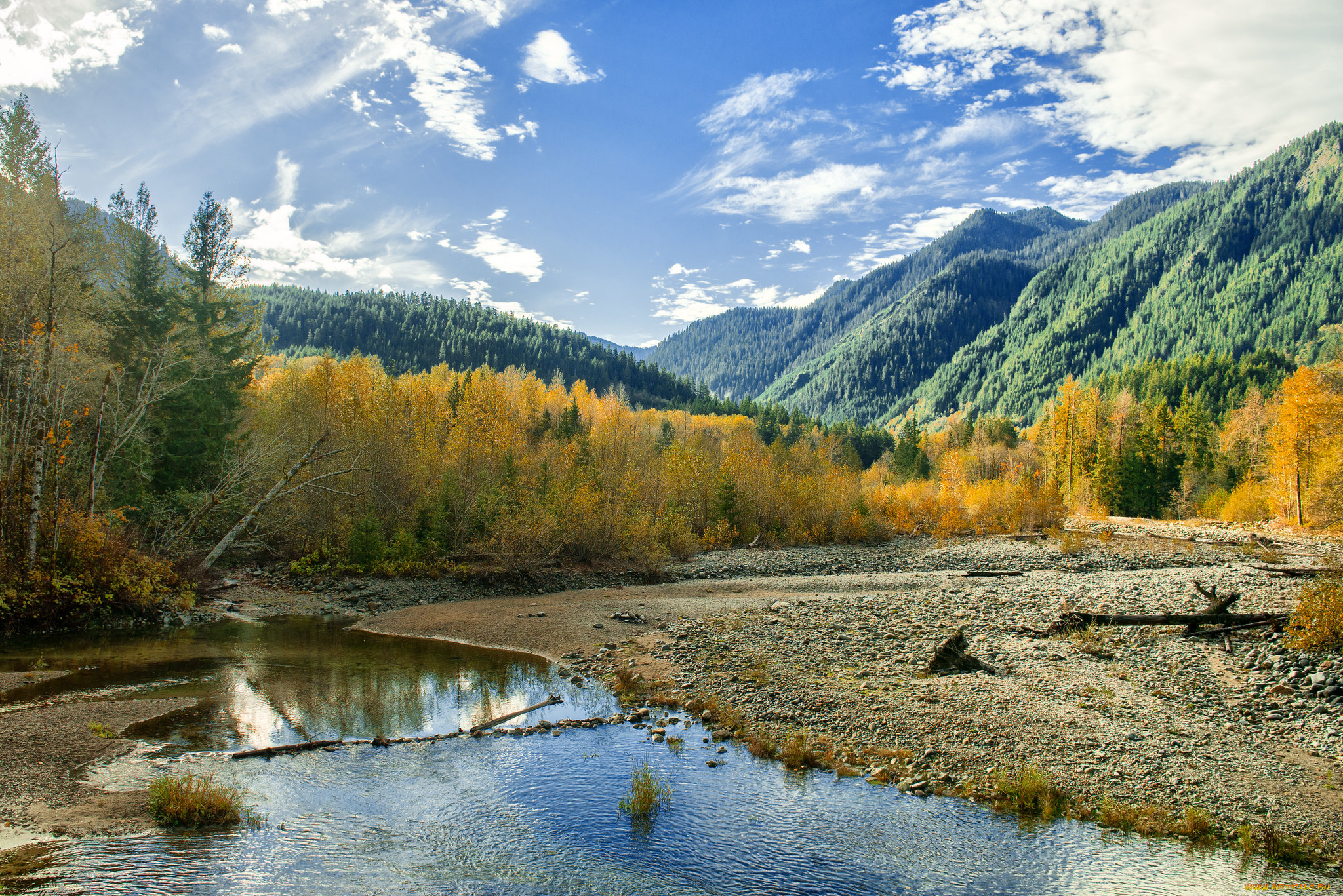 природа, реки, озера, простор