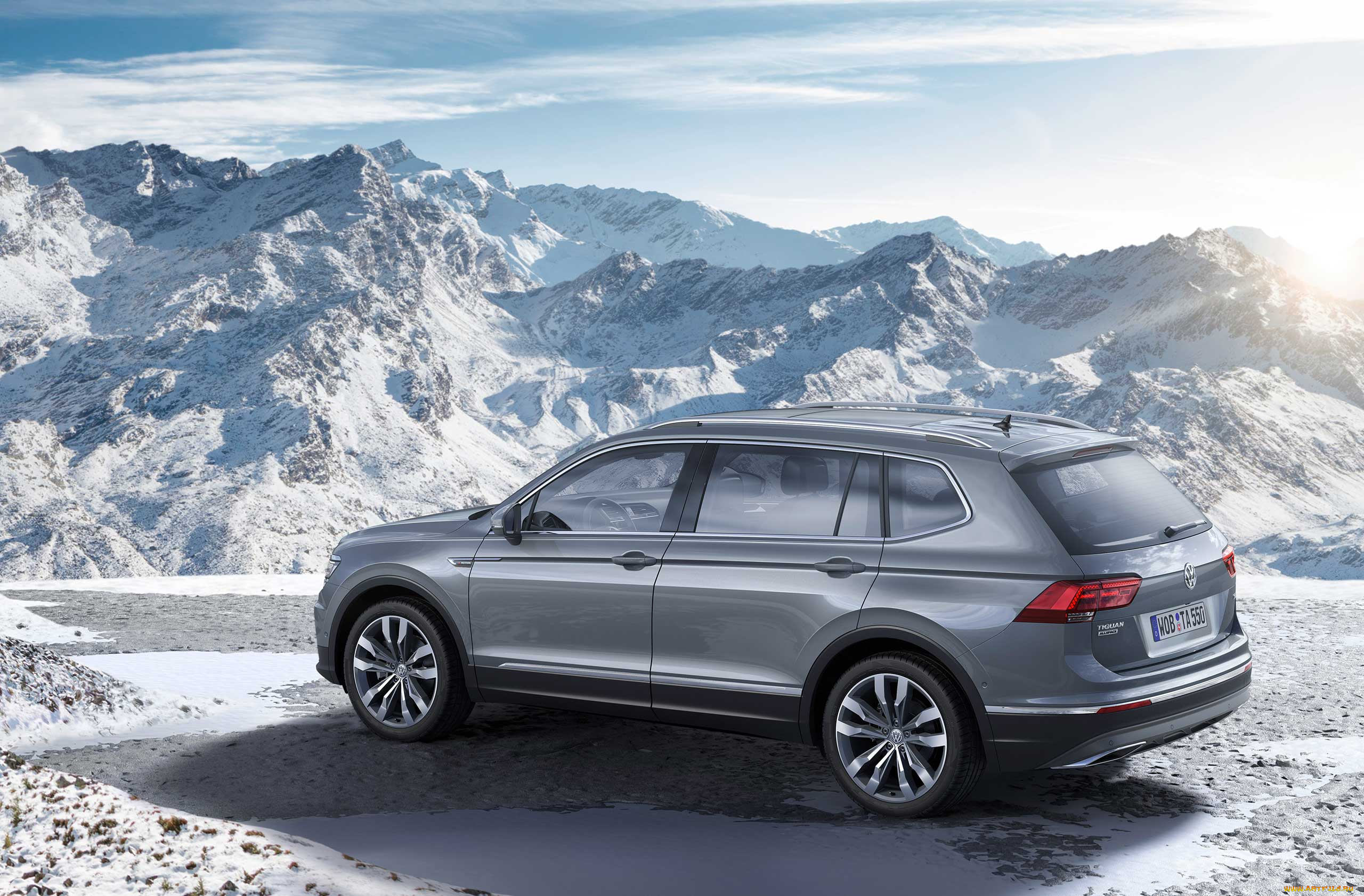 volkswagen, tiguan, allspace, 2017, автомобили, volkswagen, allspace, tiguan, 2017