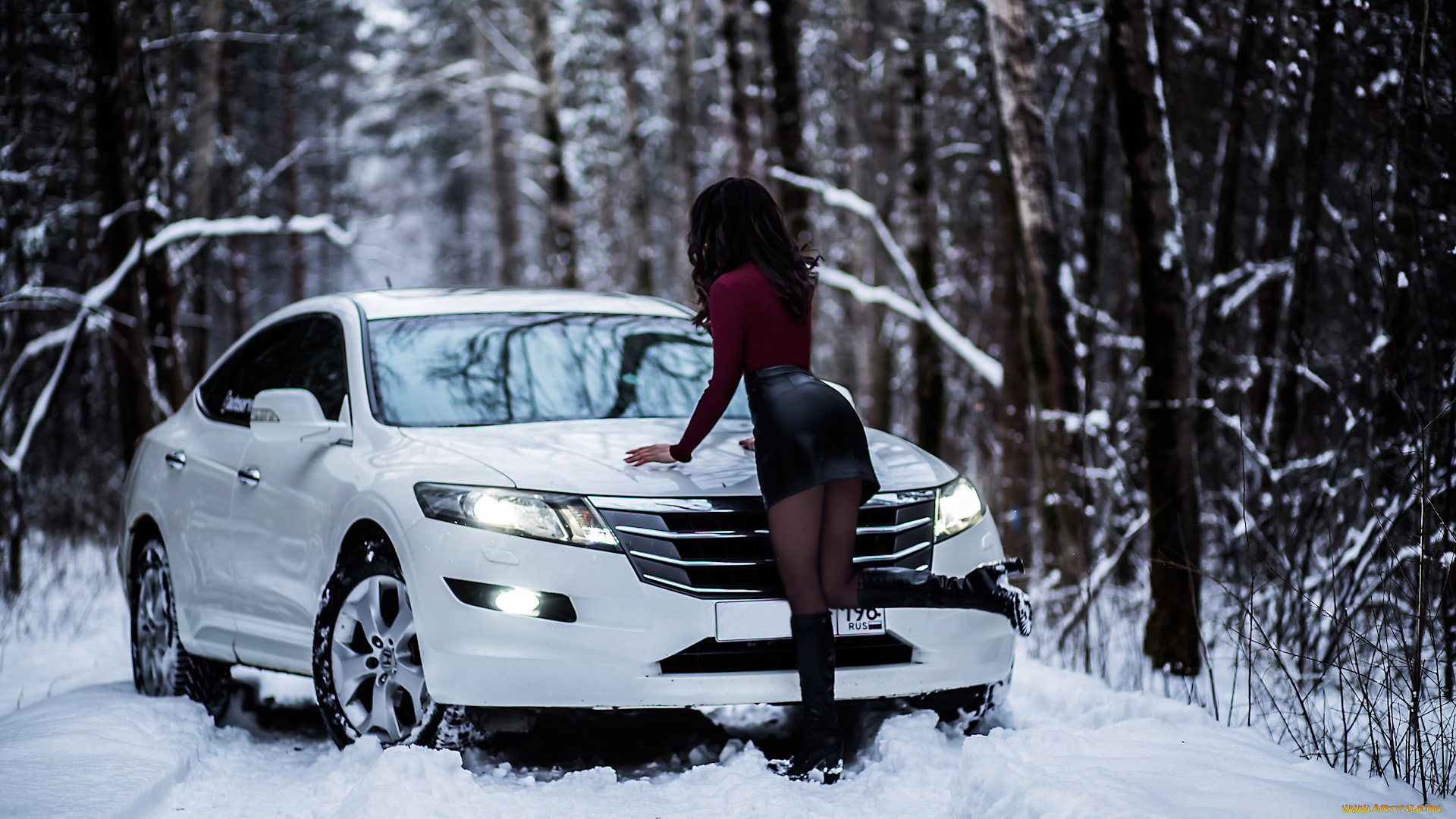 автомобили, -авто, с, девушками, honda