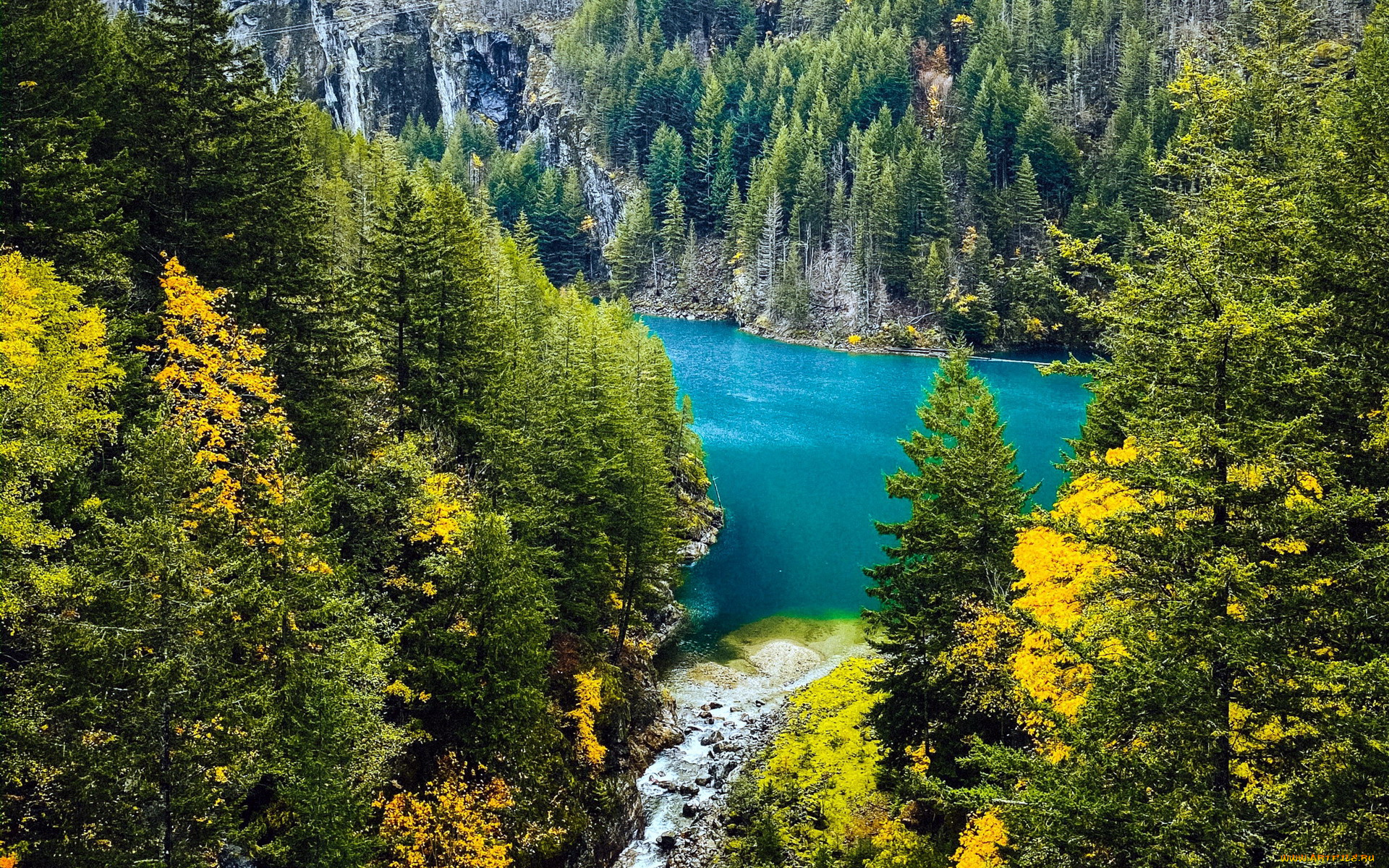 природа, реки, озера, река, деревья, осень