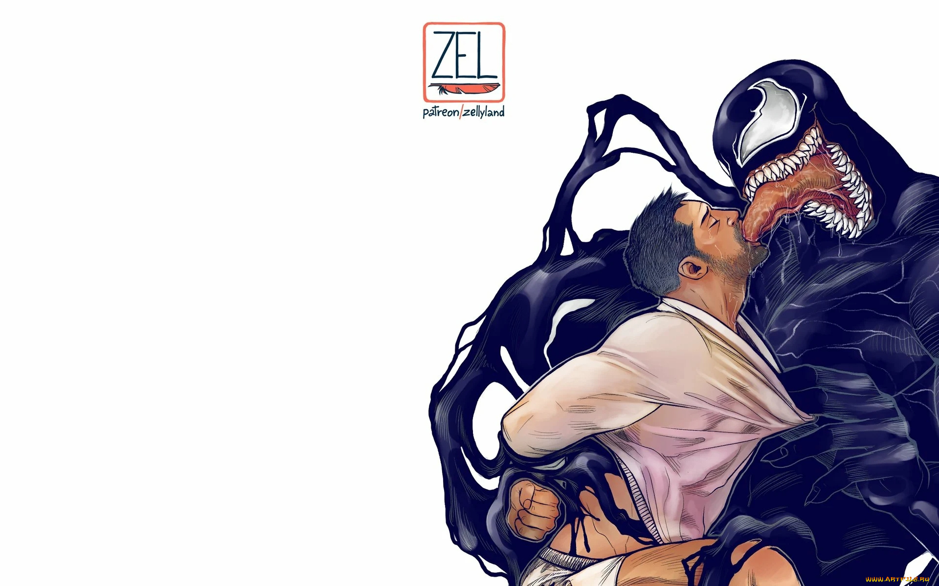 рисованное, кино, веном, эдди, брок, том, харди