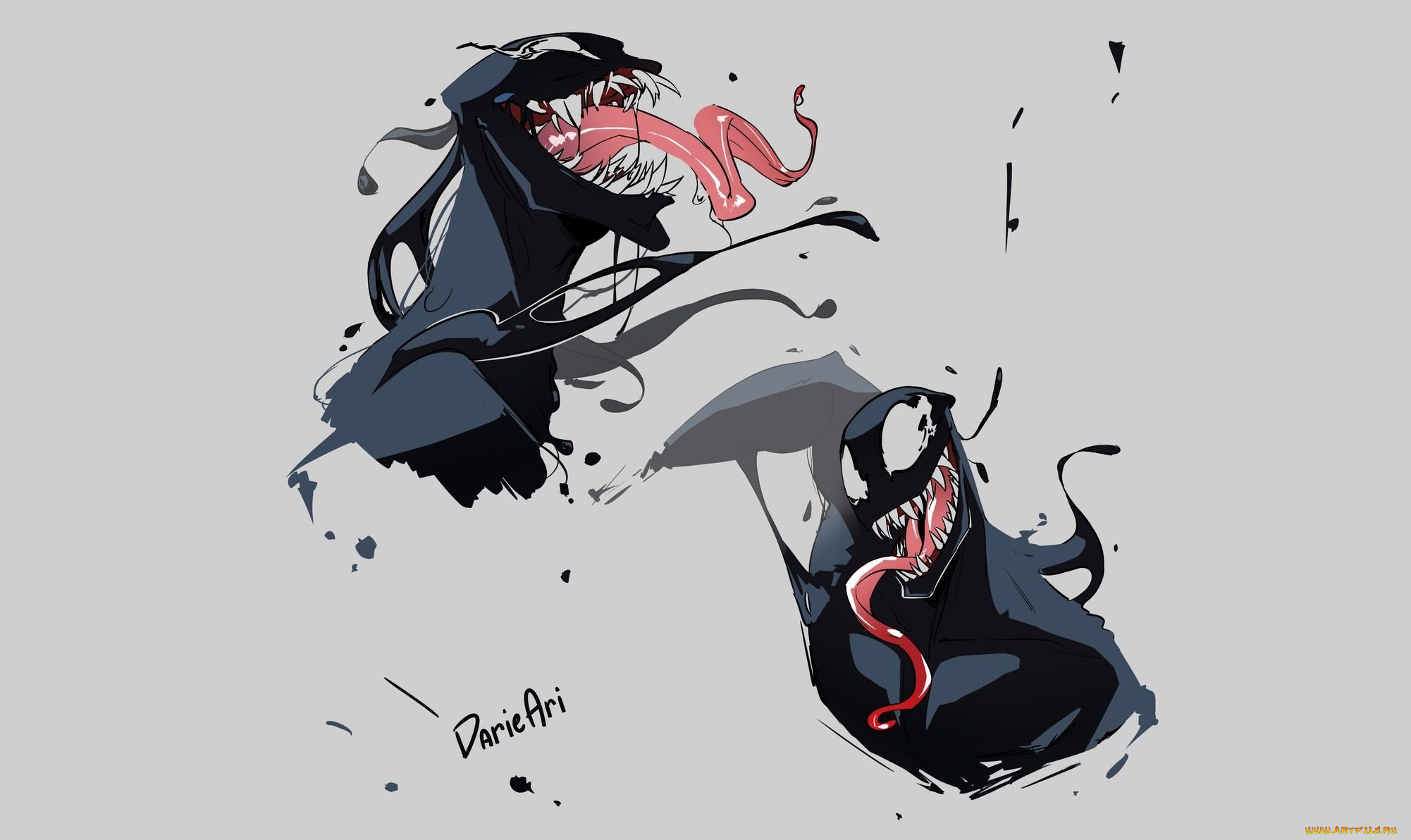 рисованное, кино, веном