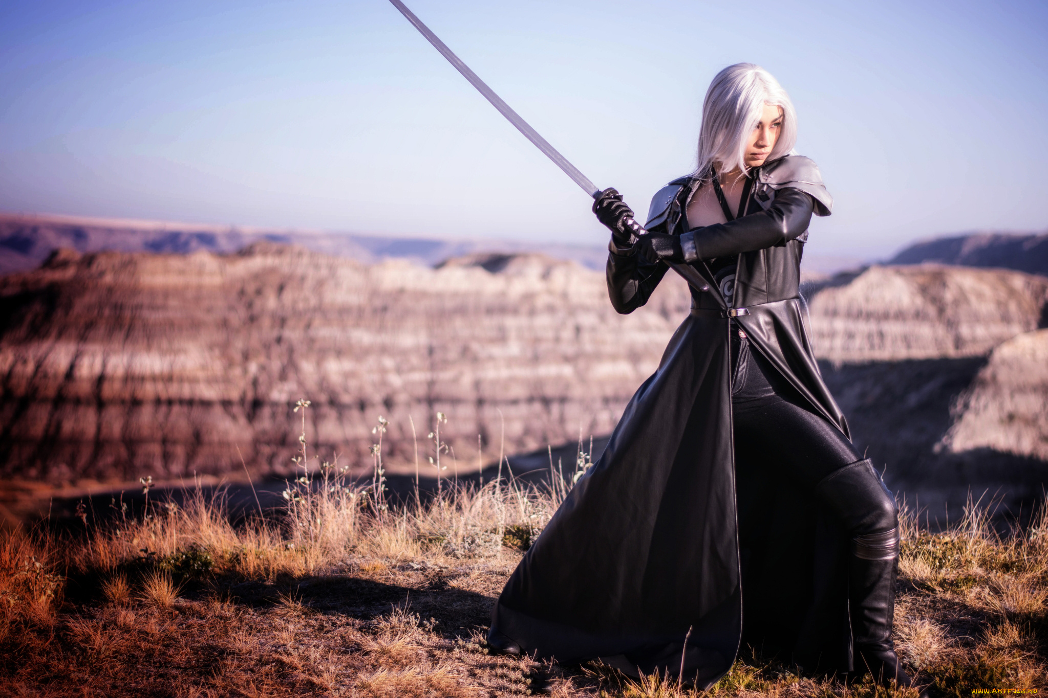 разное, cosplay, , косплей, униформа, меч, фон, девушка