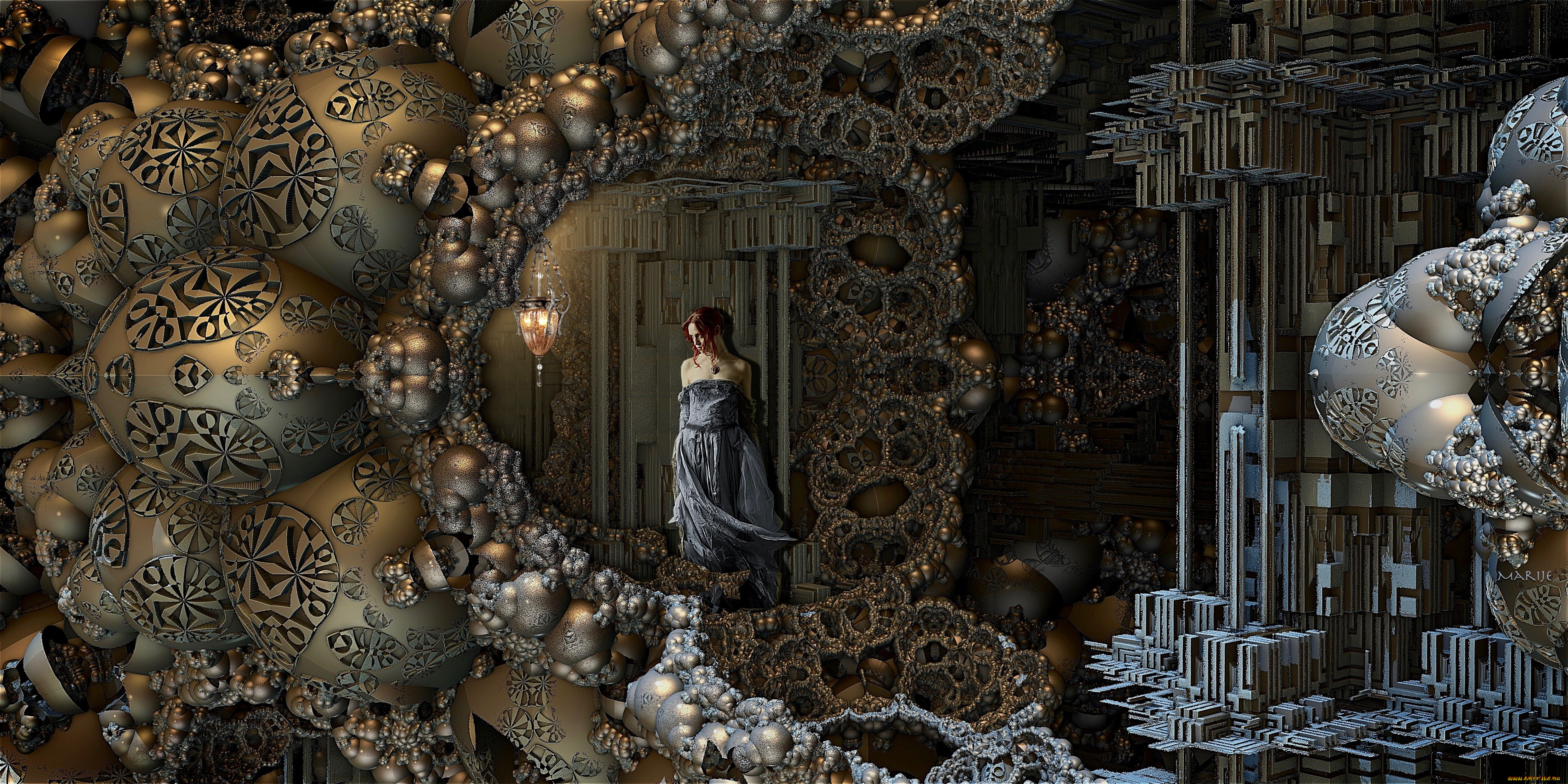 3д, графика, абстракция, , abstract, девушка, фон