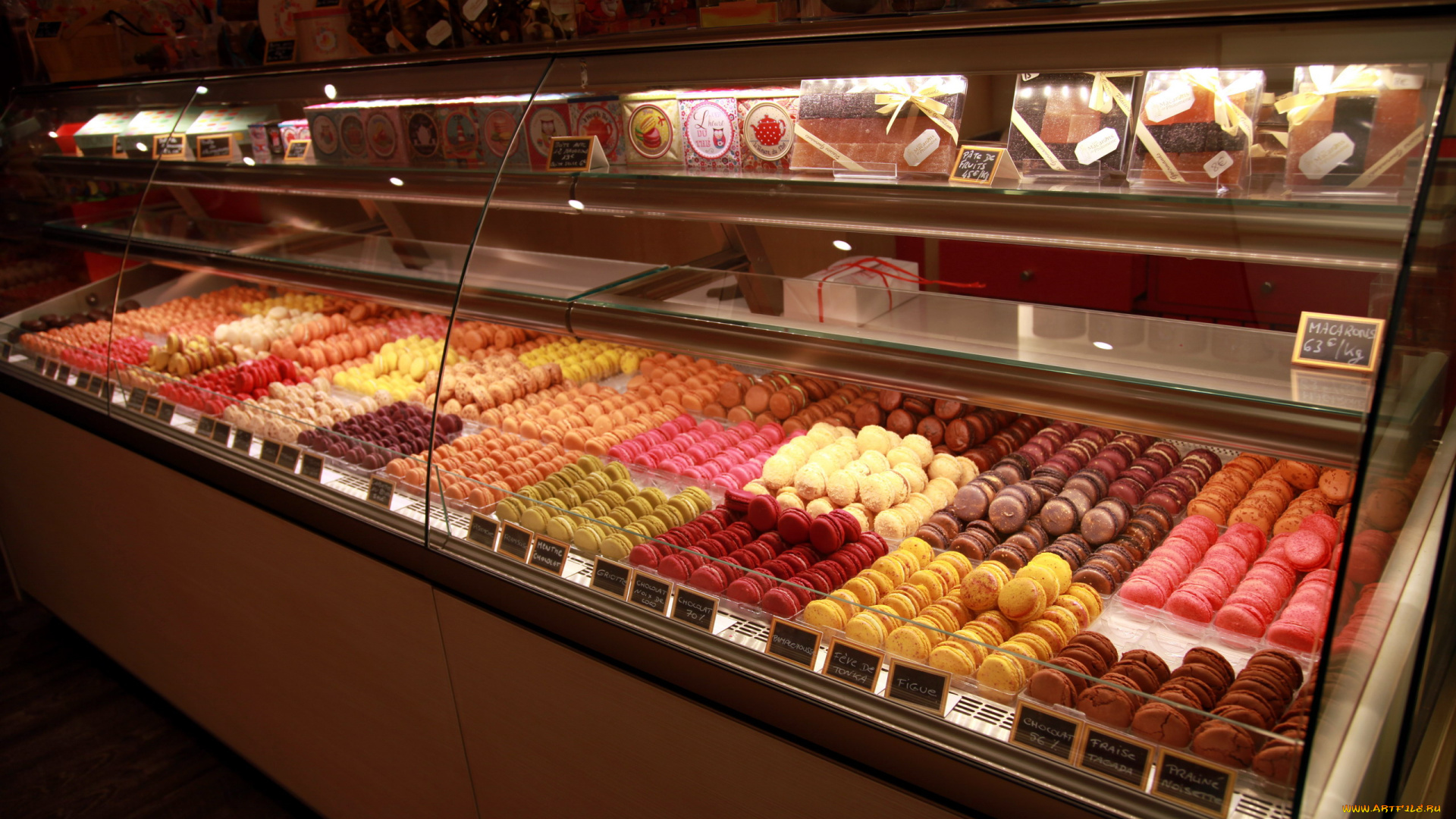 еда, макаруны, печенье, лакомство