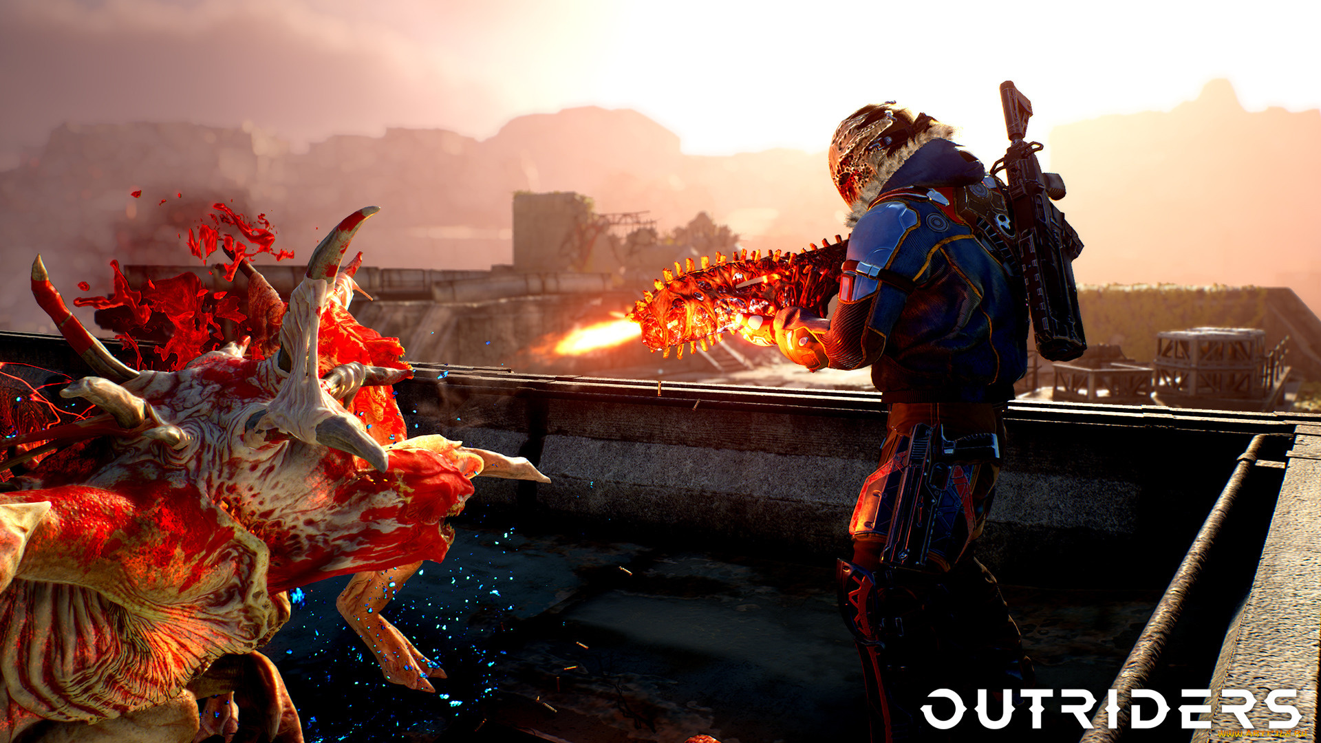 outriders, видео, игры