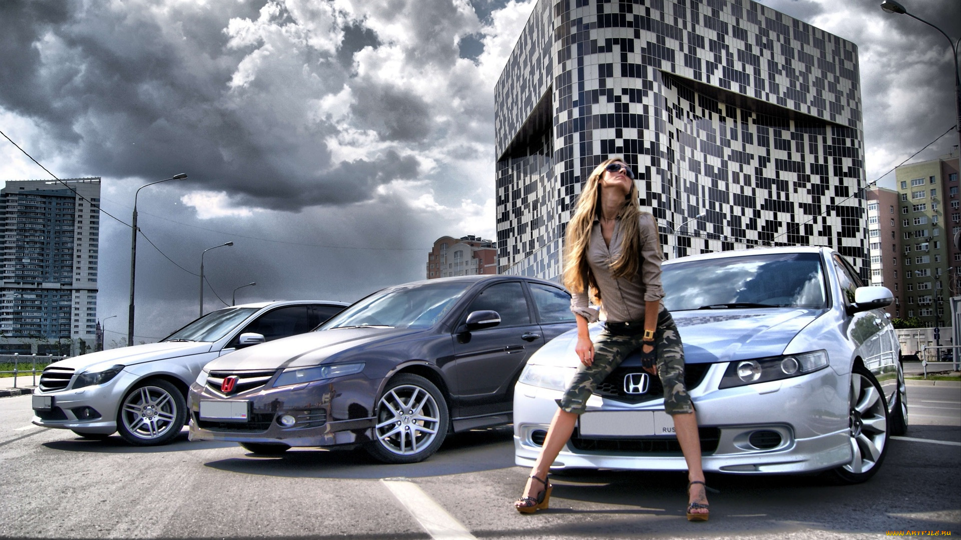 автомобили, -авто, с, девушками, девушка