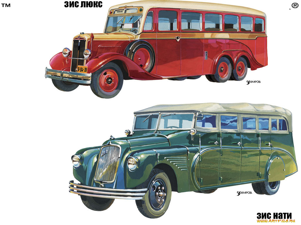 zis, collection, автомобили, автобусы