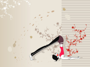 обоя векторная, графика